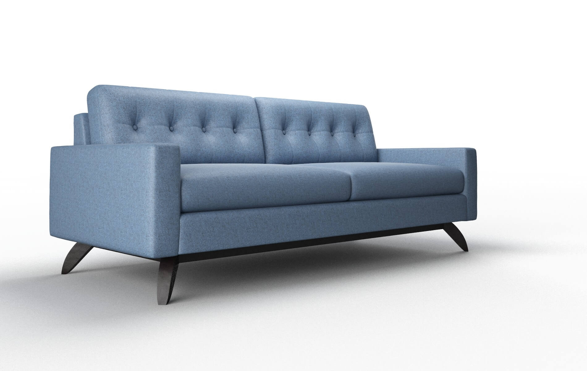 Milan Clyde Deep_ocean Sofa espresso legs 2