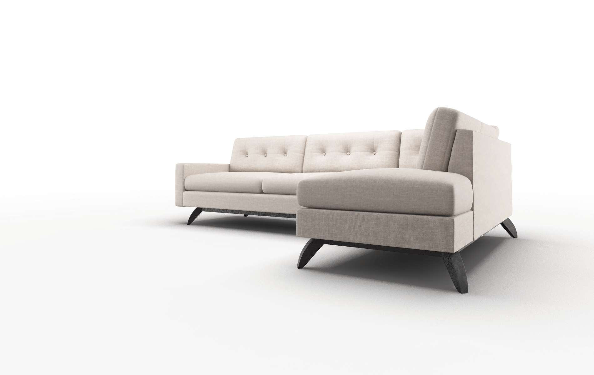 Milan Clyde Dolphin Panel espresso legs 4