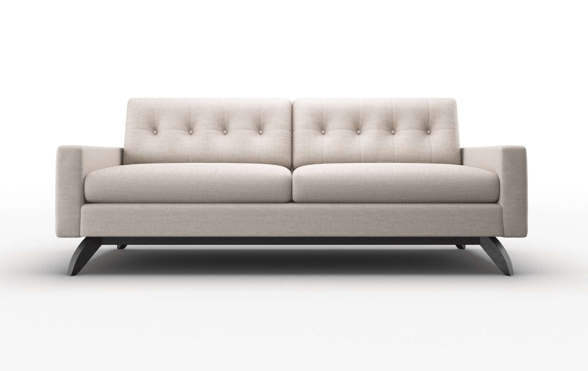 Milan Clyde dolphin Sofa Espresso Legs  1
