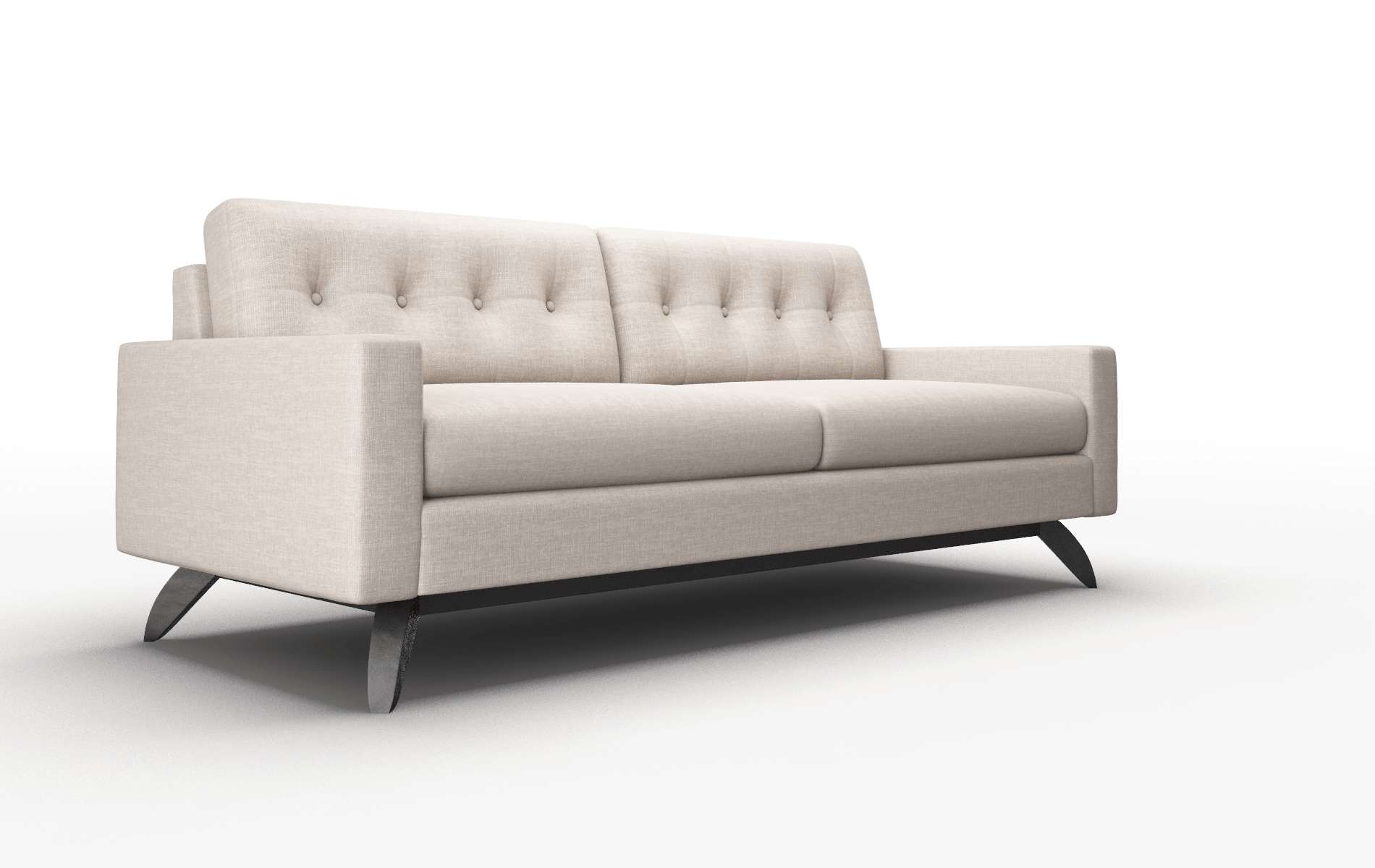 Milan Clyde Dolphin Sofa espresso legs 2