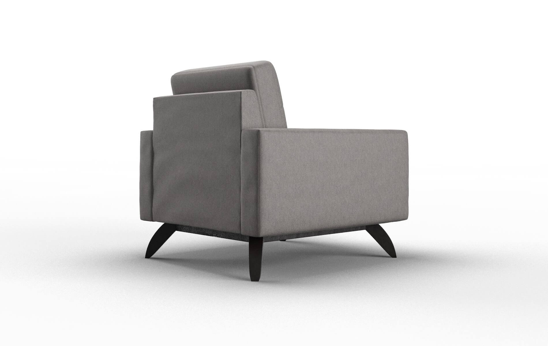 Milan Cosmo Charcoal Chair espresso legs 5