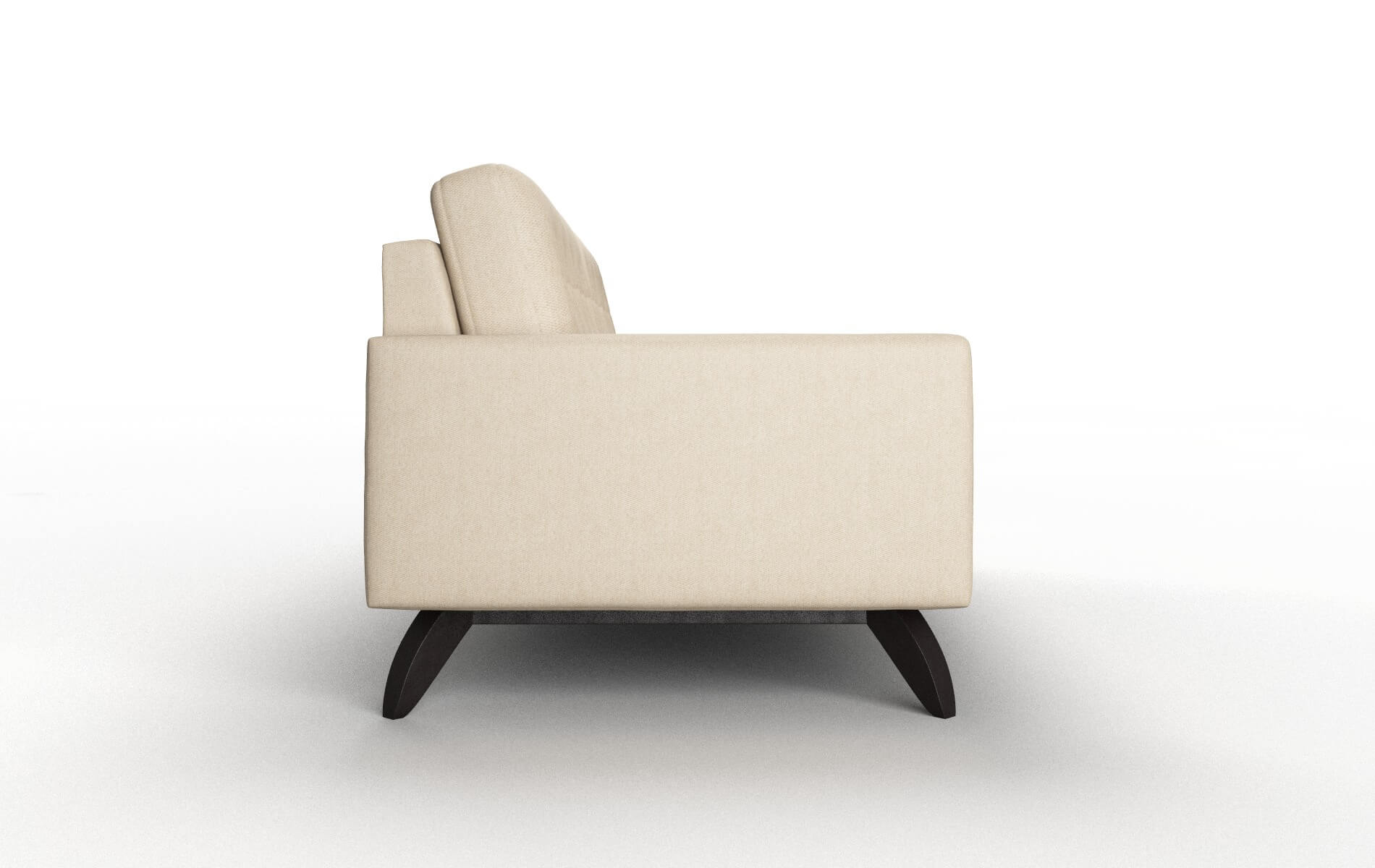 Milan Cosmo Fawn Sofa espresso legs 3