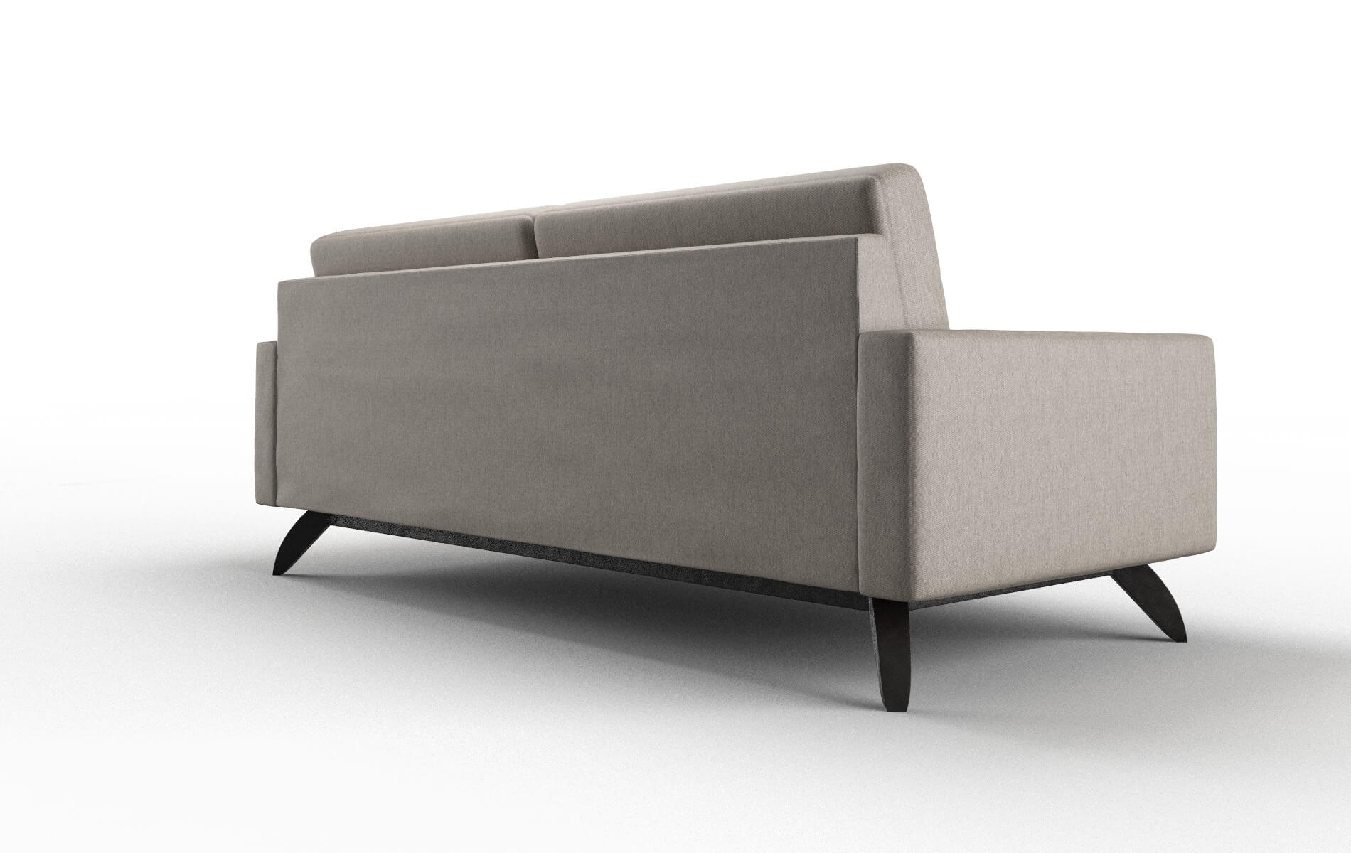 Milan Cosmo Taupe Sofa espresso legs 5