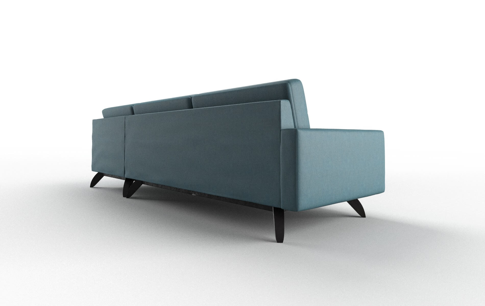 Milan Cosmo Teal Panel espresso legs 5