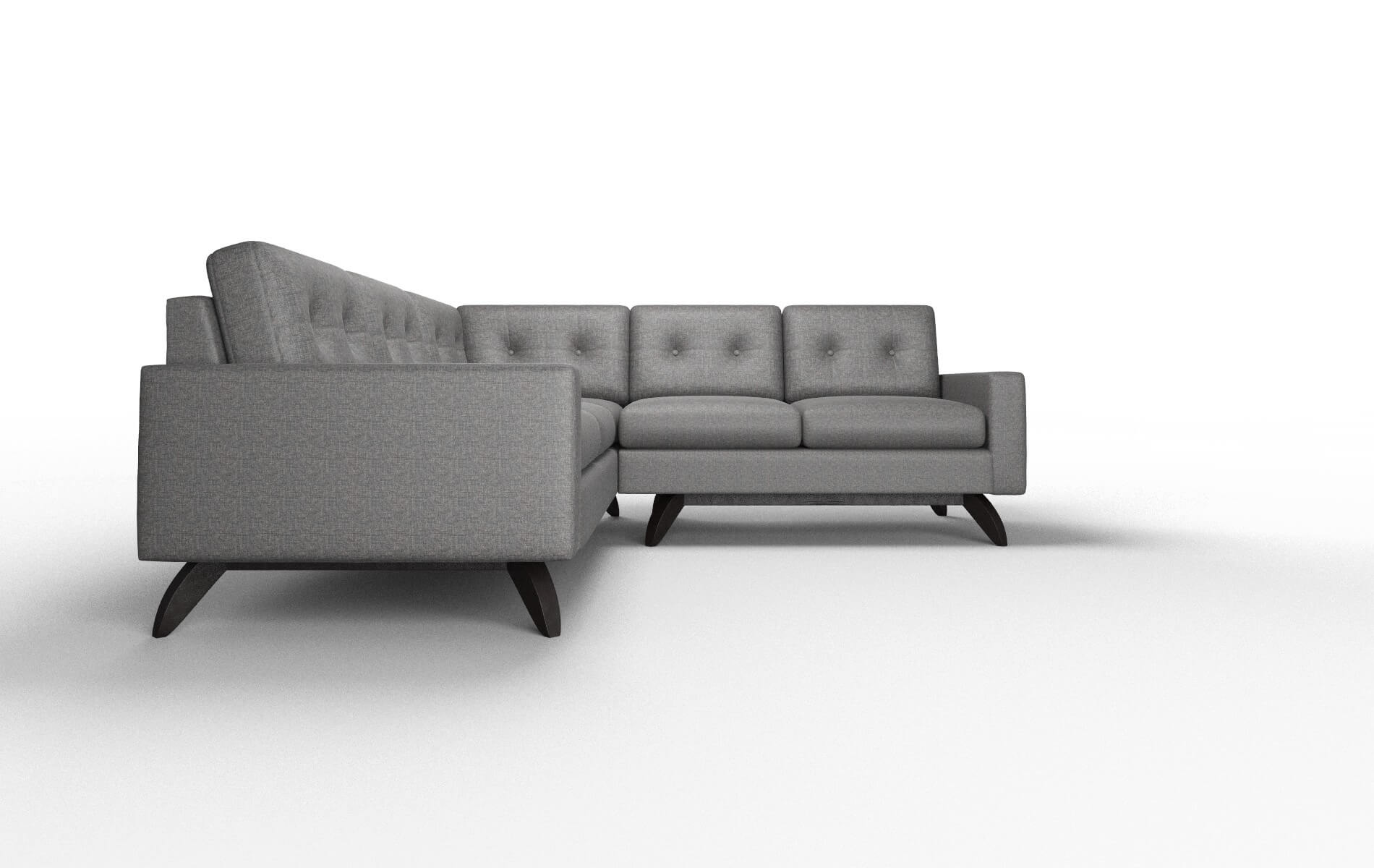 Milan Curious Eclipse Sectional espresso legs 2