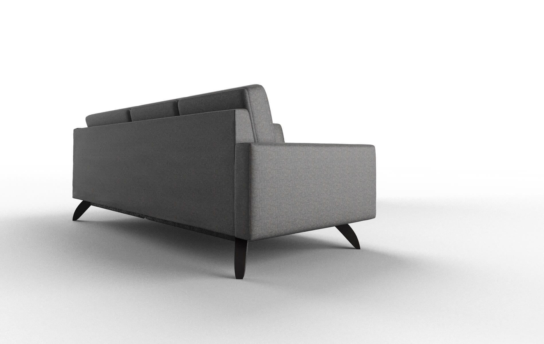 Milan Curious Eclipse Sectional espresso legs 3