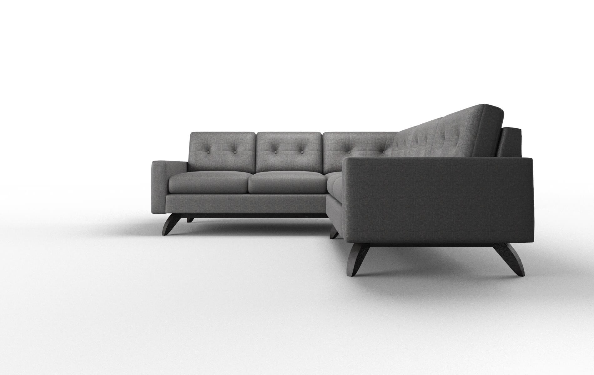 Milan Curious Eclipse Sectional espresso legs 5