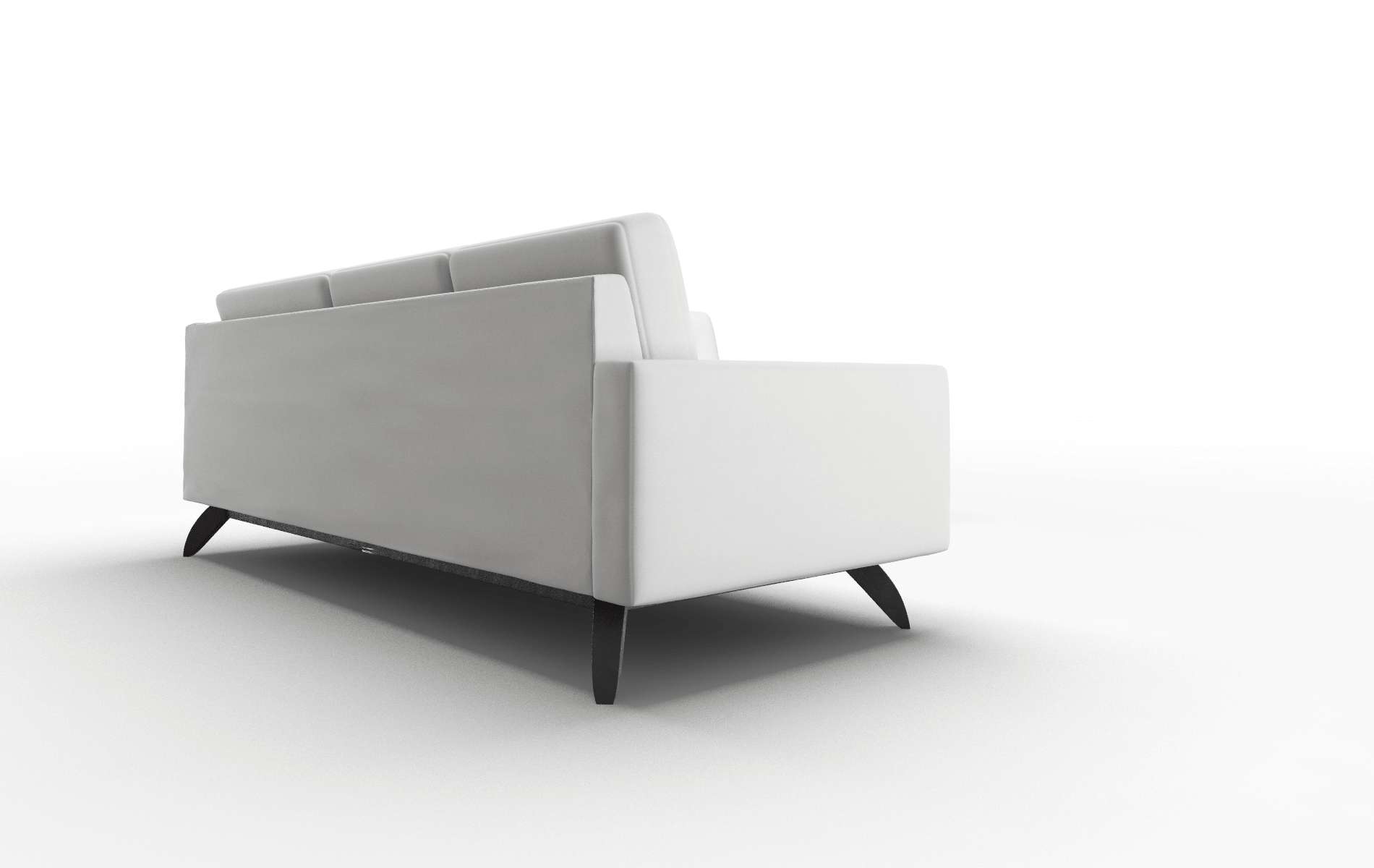Milan Dawson Platinum Sectional espresso legs 3
