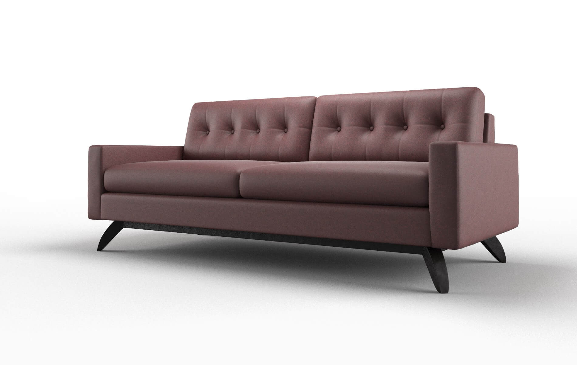 Milan Derby Berry Sofa espresso legs 4