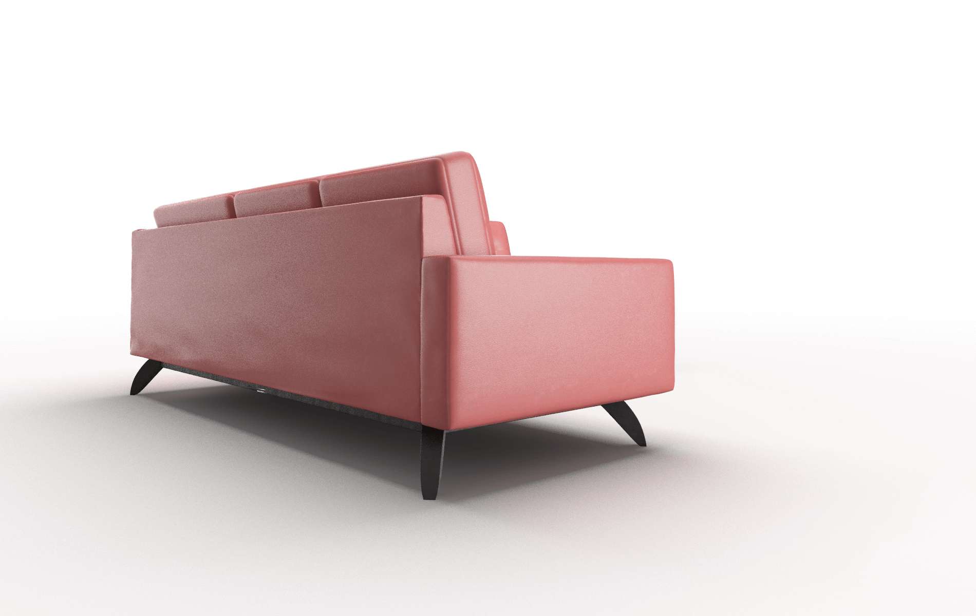 Milan Dillion Cordovan Sectional espresso legs 3