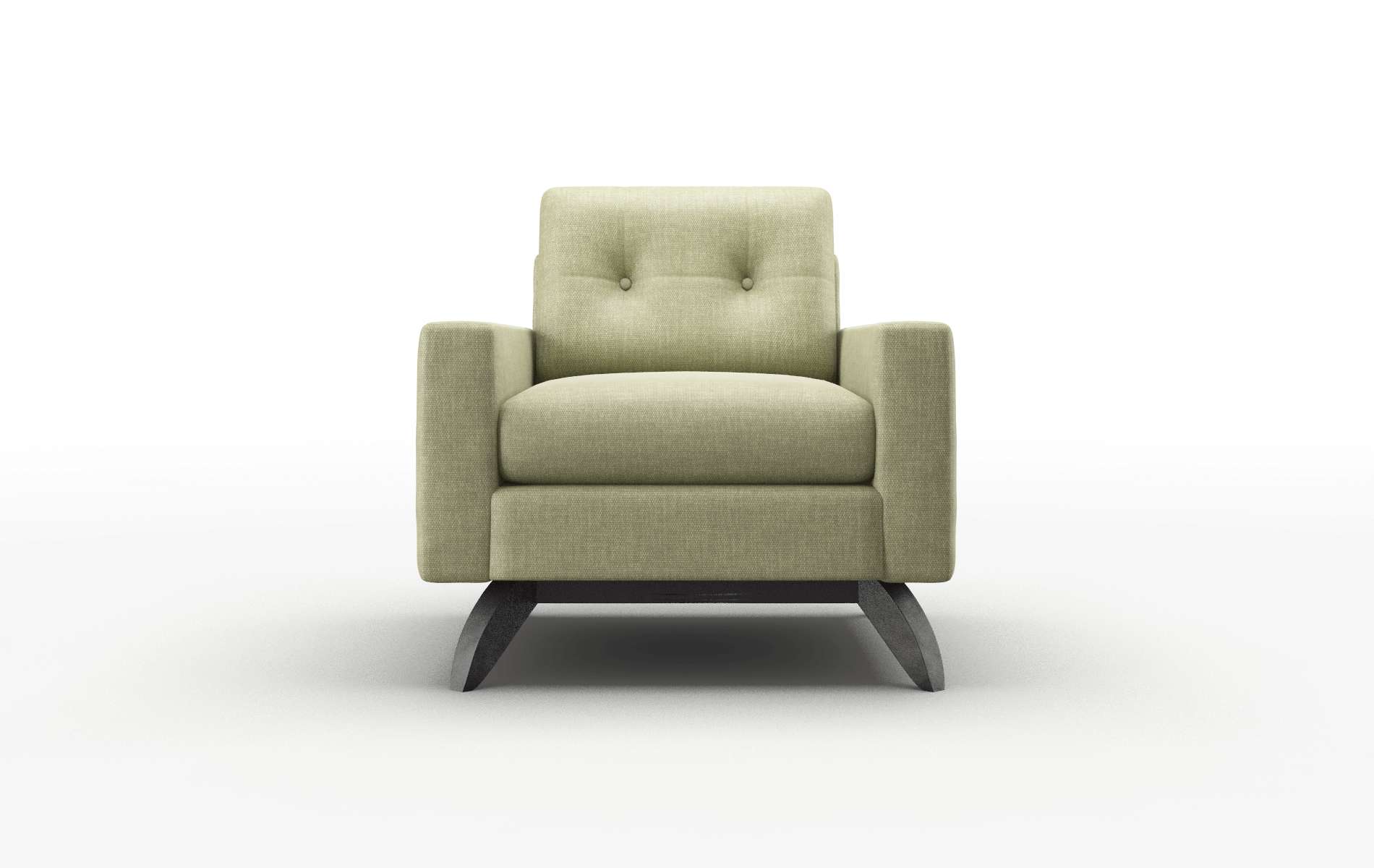 Milan Durham Lime Chair espresso legs 1