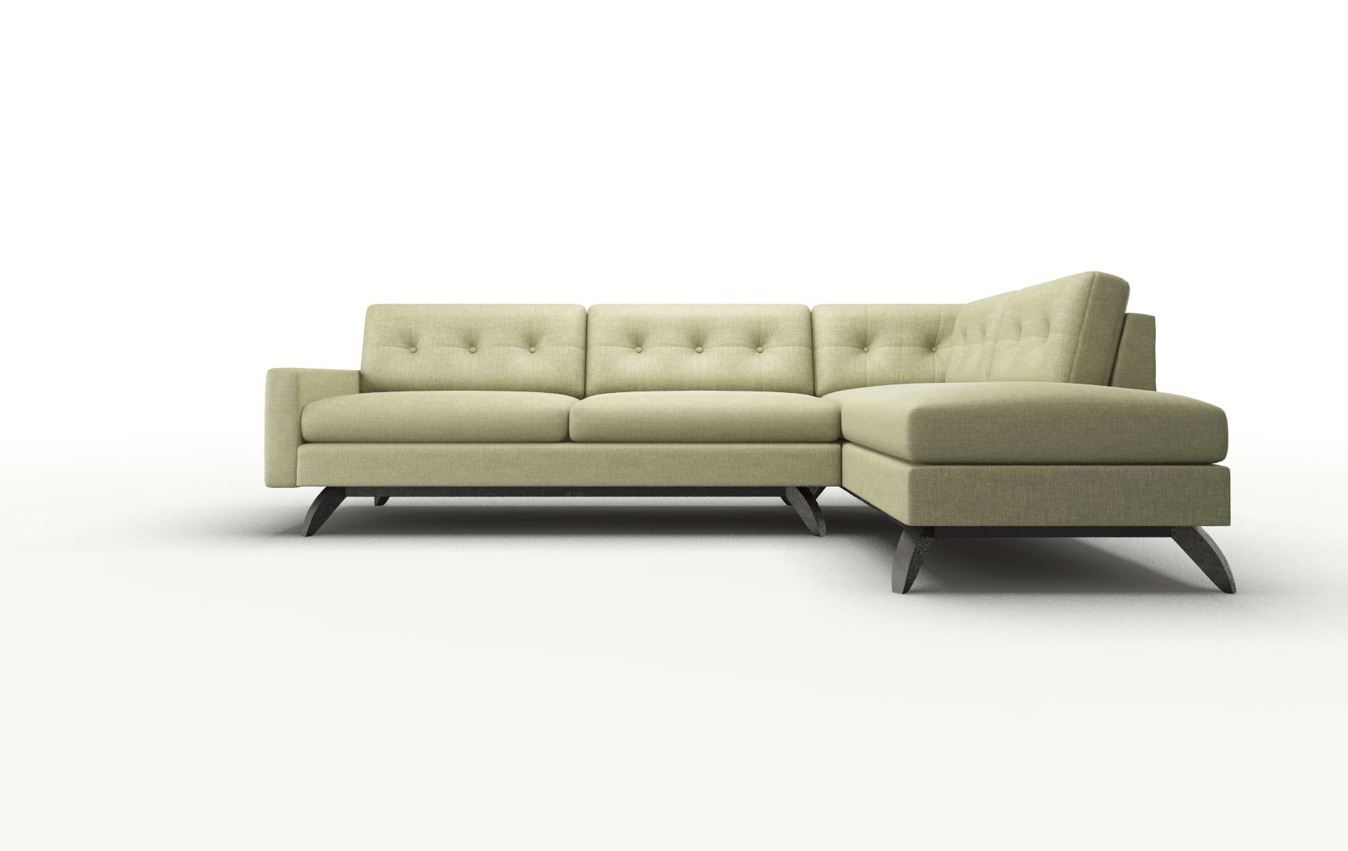 Milan Durham Lime Panel espresso legs 1