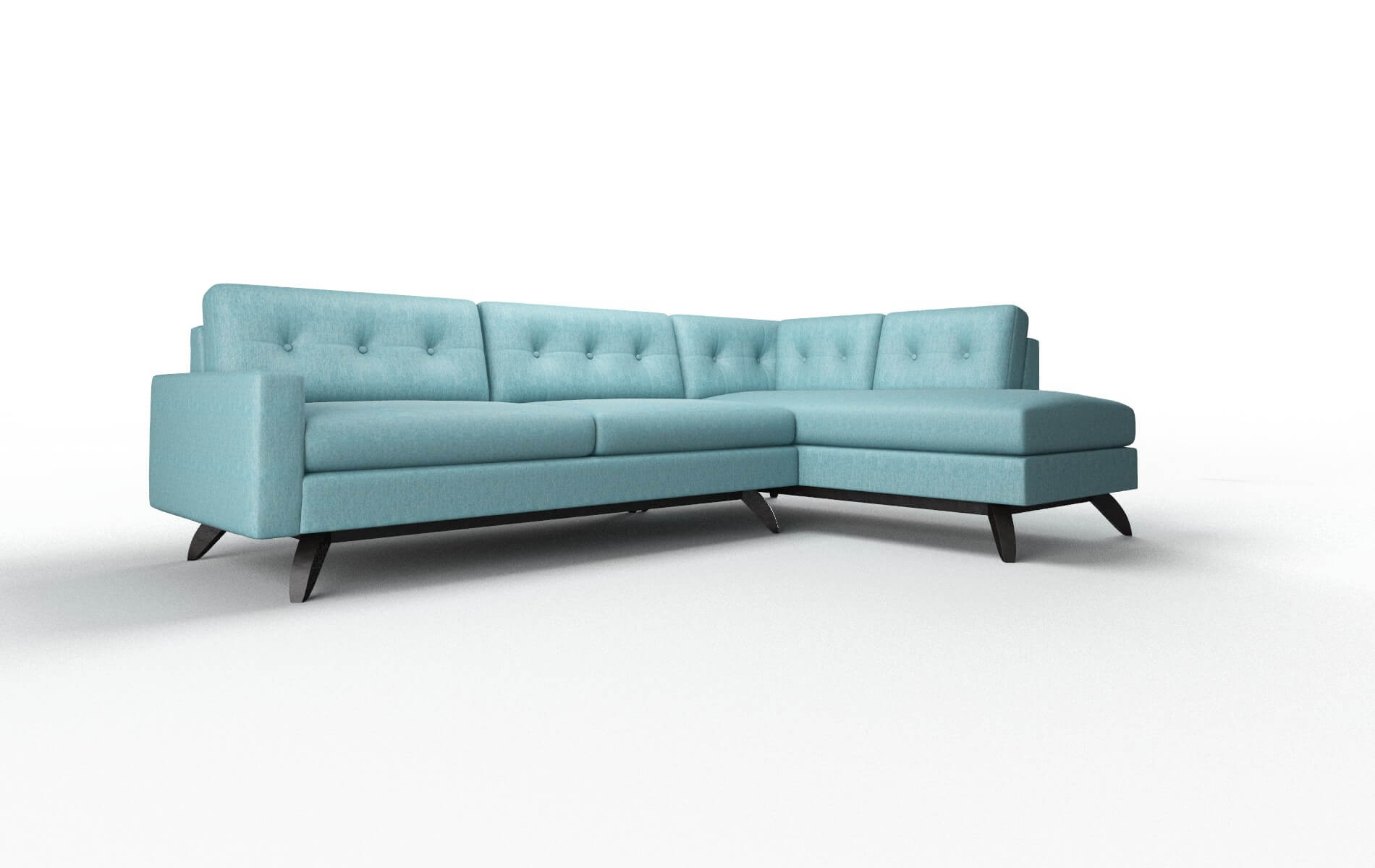 Milan Durham Pine Panel espresso legs 2