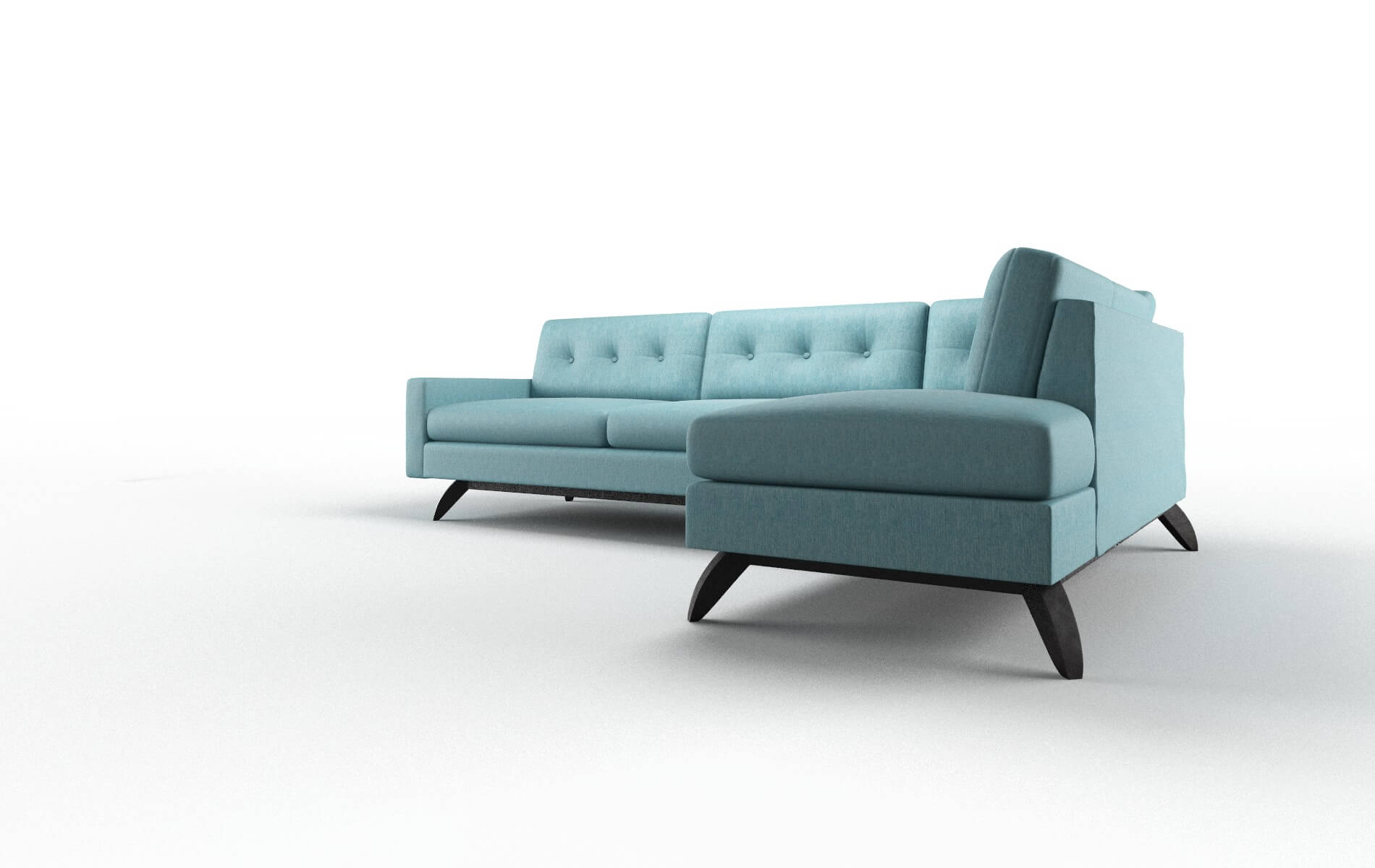 Milan Durham Pine Panel espresso legs 4