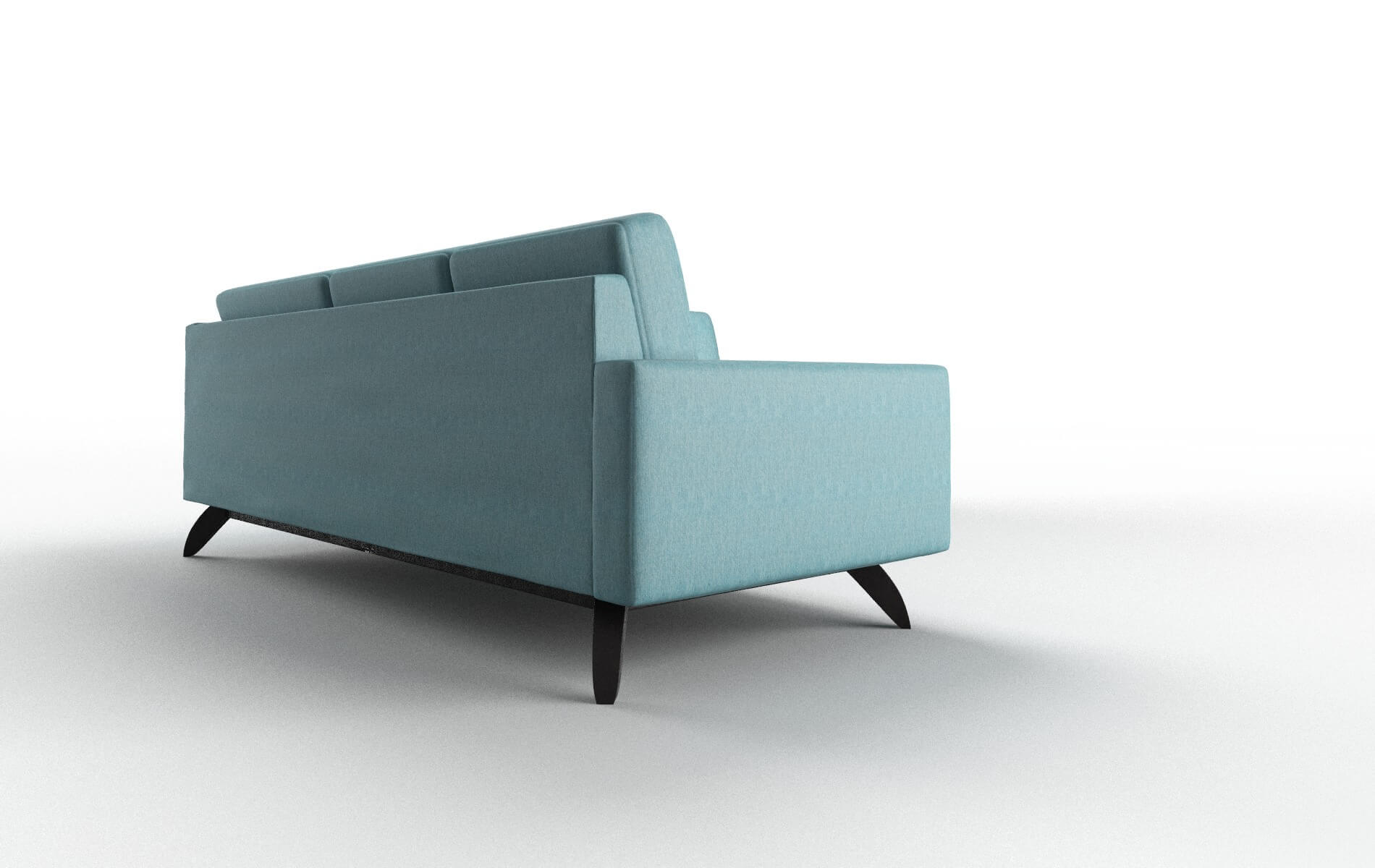 Milan Durham Pine Sectional espresso legs 3