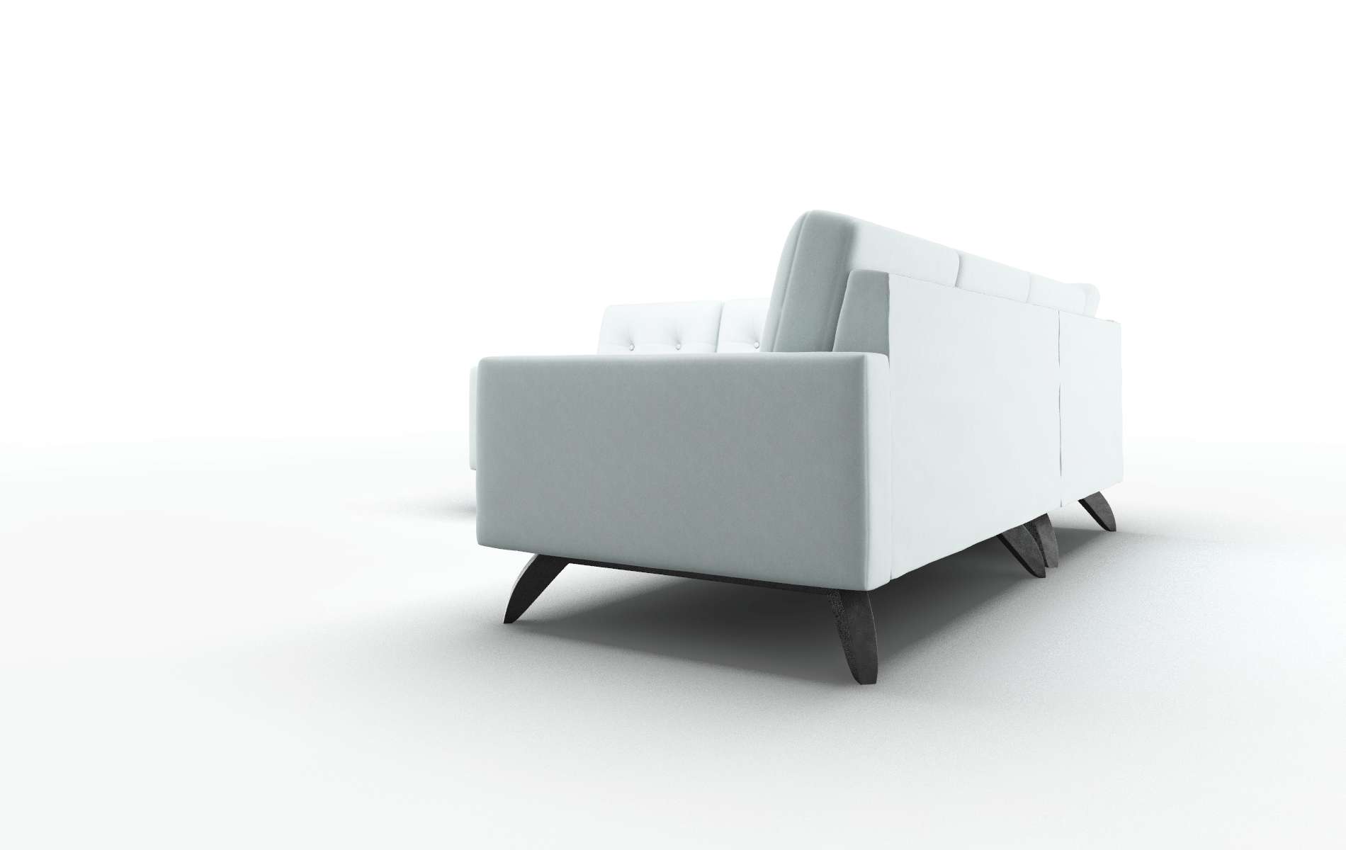 Milan Elliot Spa Sectional espresso legs 4