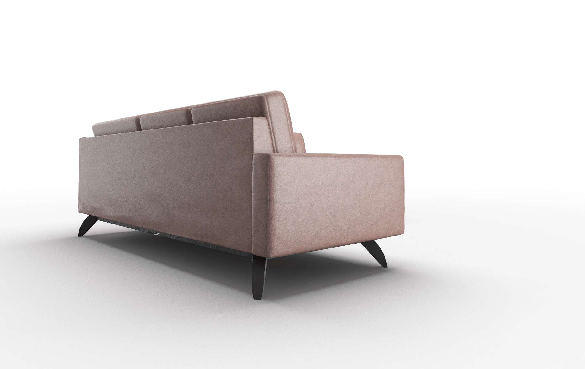 Milan Ford Brown Sectional espresso legs 3