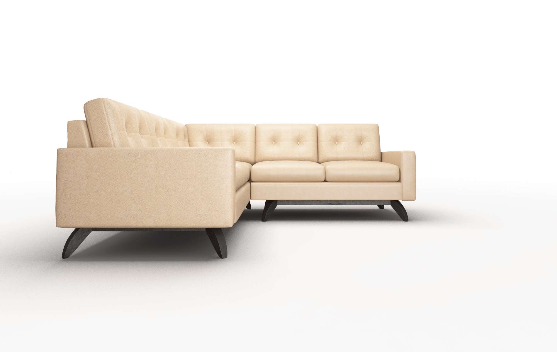 Milan Ford Dune Sectional espresso legs 2