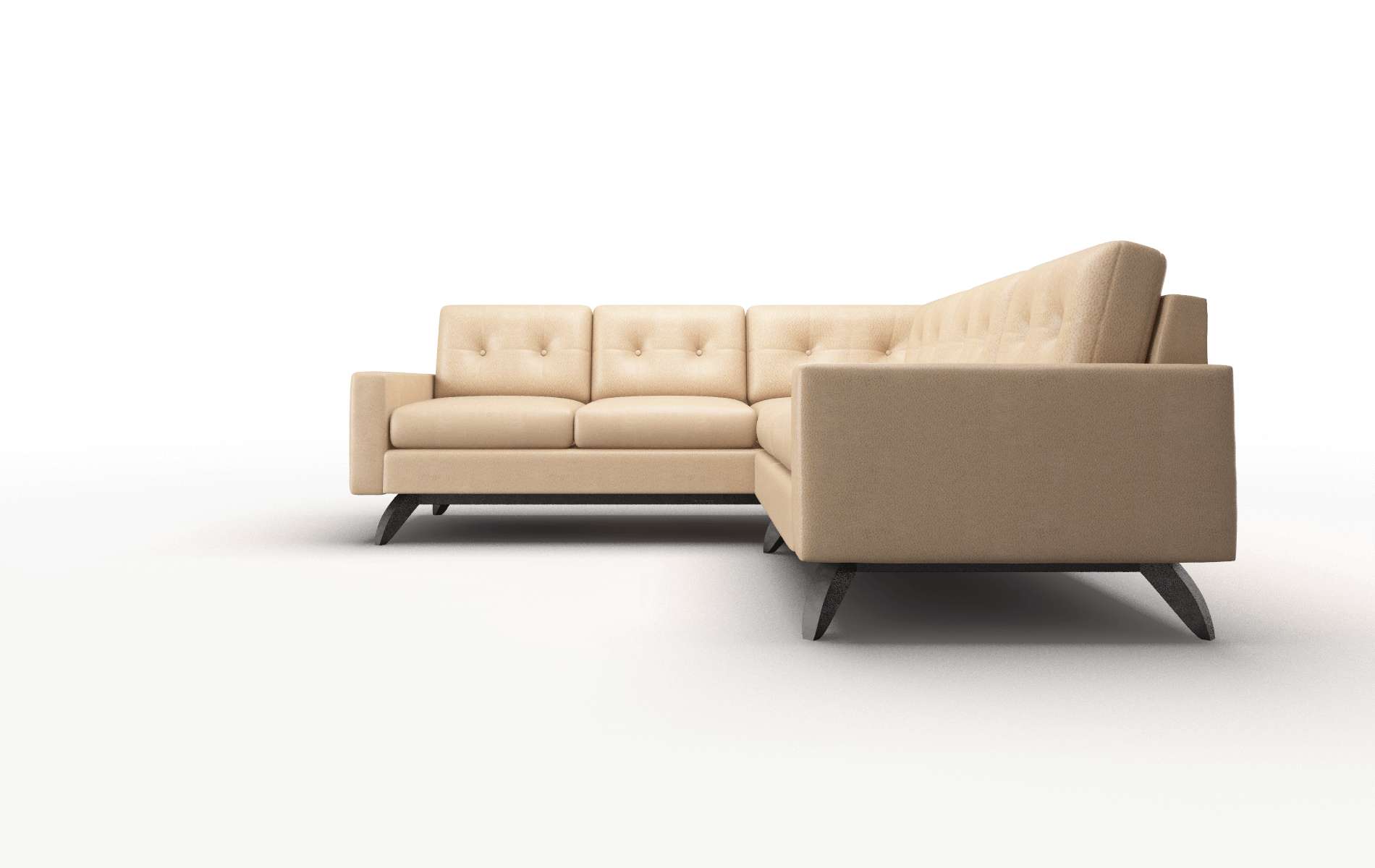 Milan Ford Dune Sectional espresso legs 5