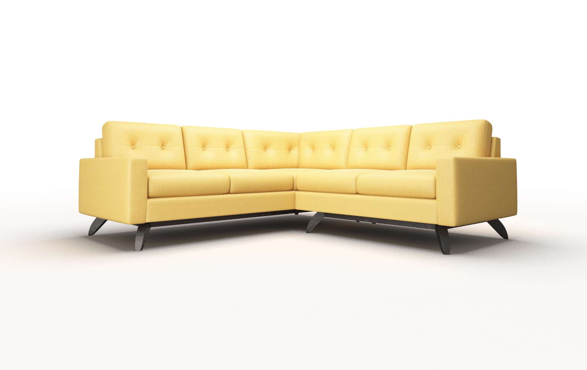 Milan Glee aglow Sectional Espresso Legs  1