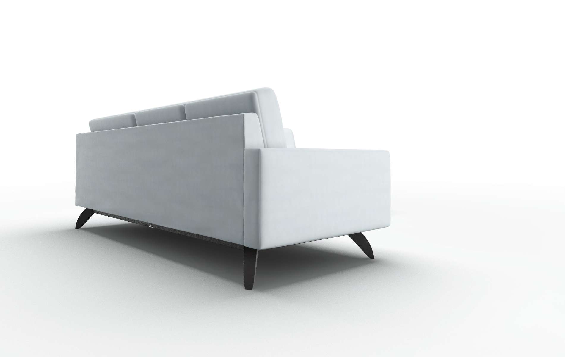 Milan Hathaway Aqua Sectional espresso legs 3