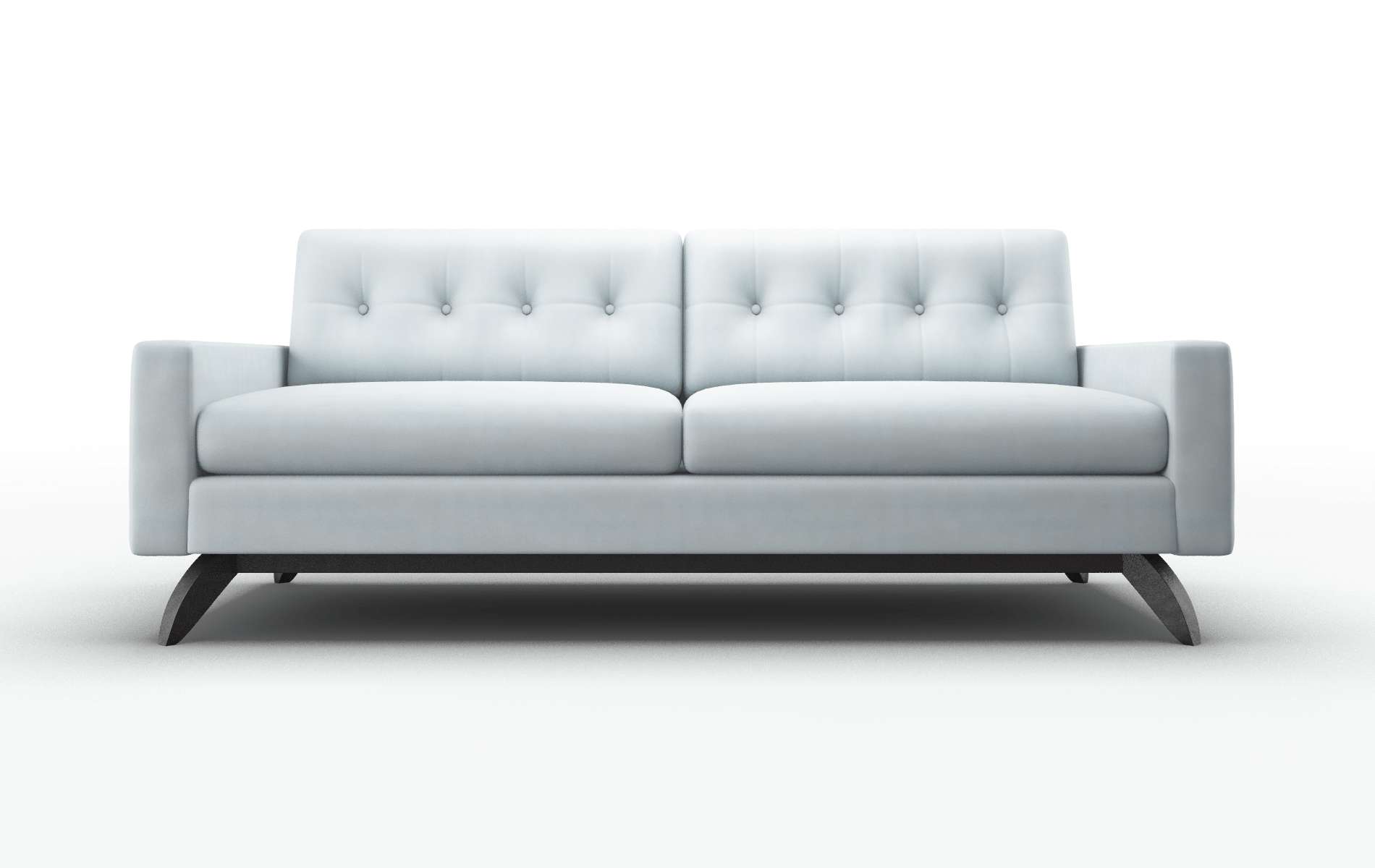 Milan Hathaway Aqua Sofa espresso legs 1