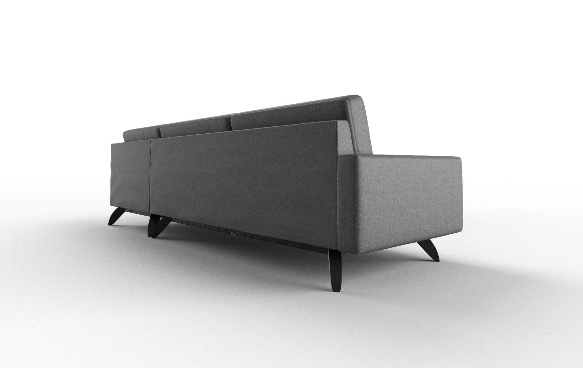 Milan Insight Charcoal Panel espresso legs 5