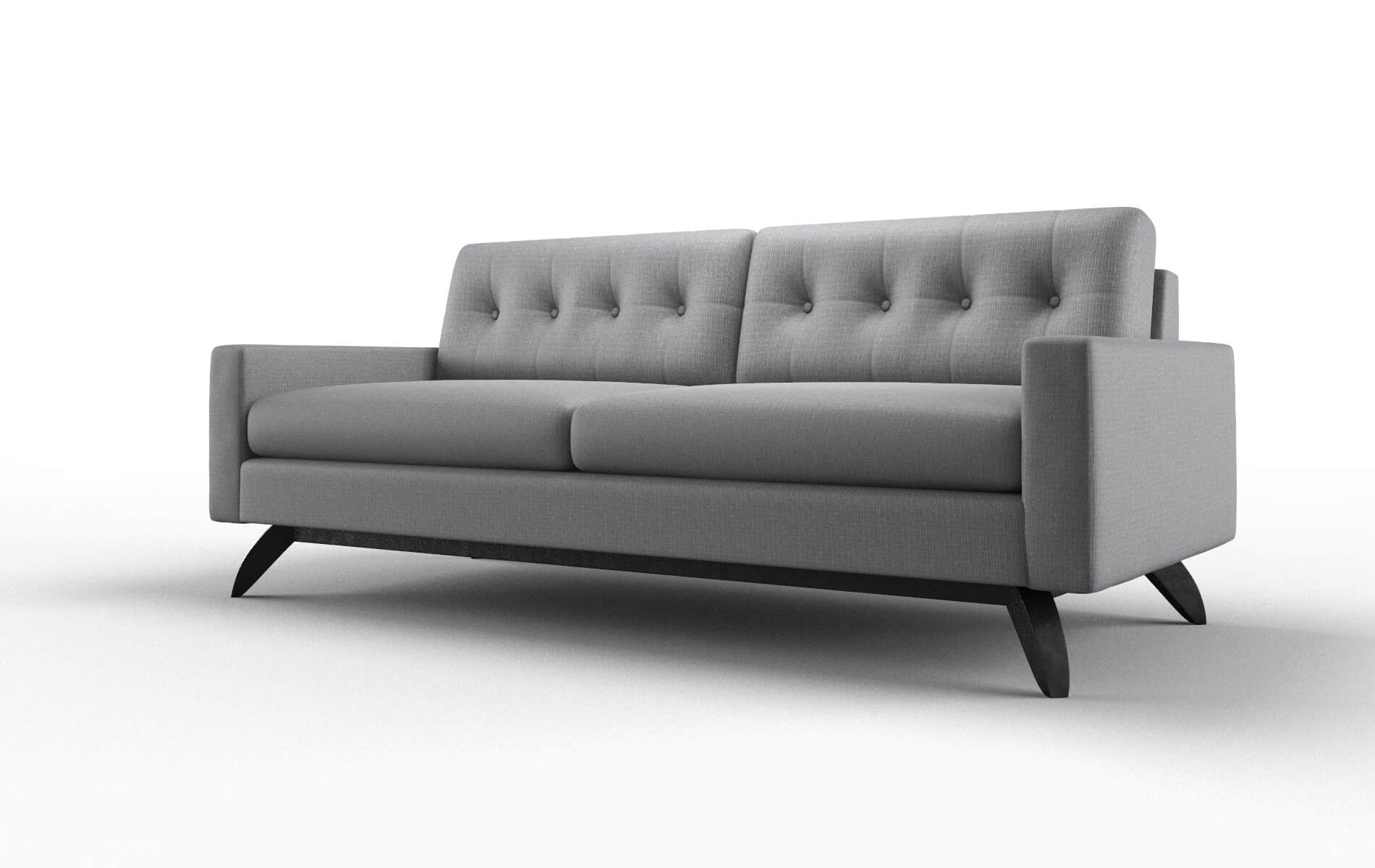 Milan Insight Denim Sofa espresso legs 4