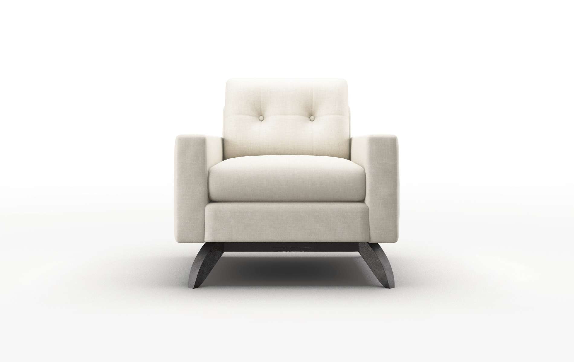 Milan Keylargo Almond Chair espresso legs 1