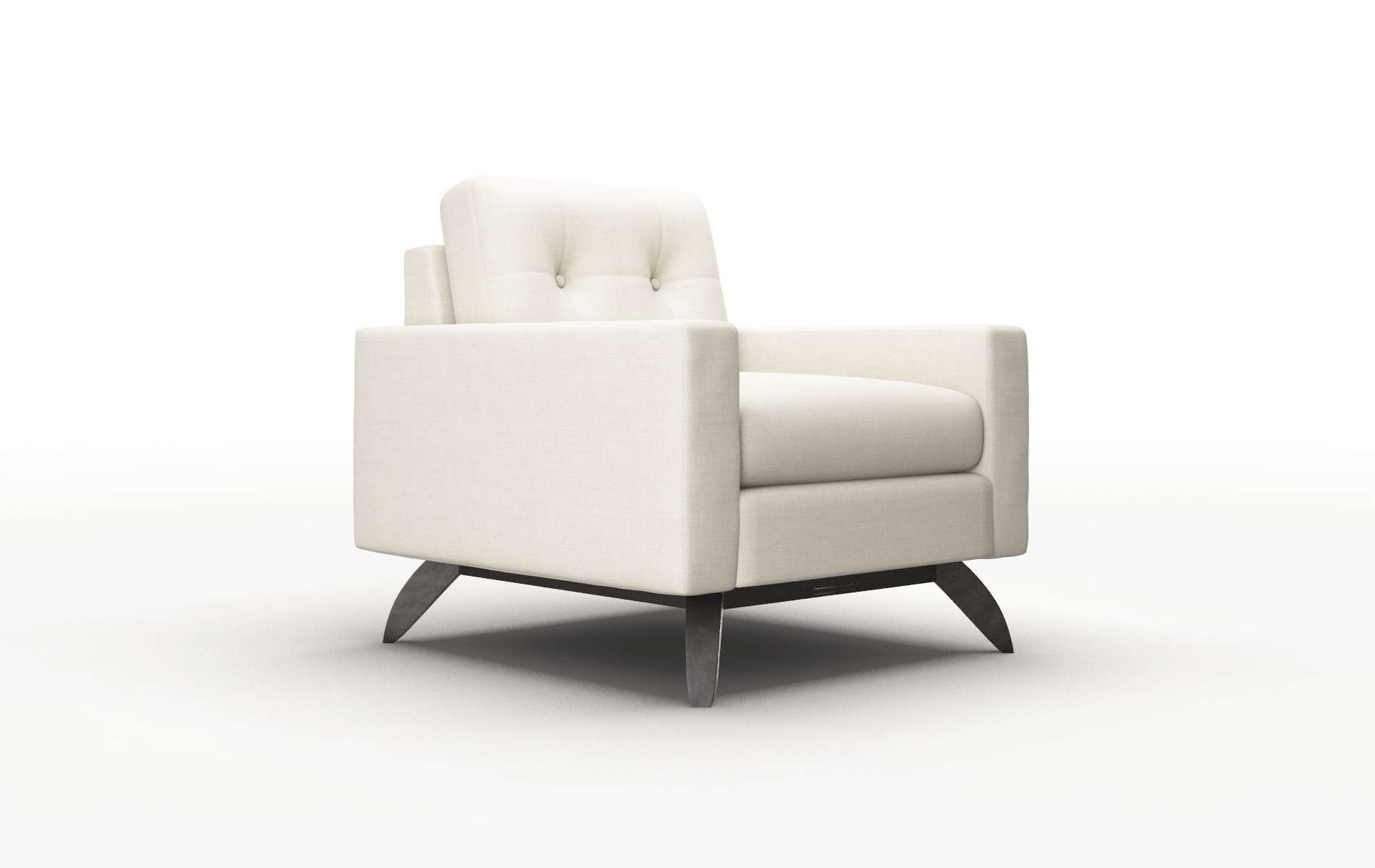 Milan Keylargo Almond Chair espresso legs 2