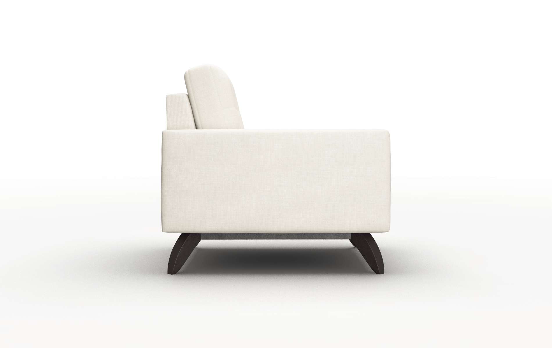 Milan Keylargo Almond Chair espresso legs 3