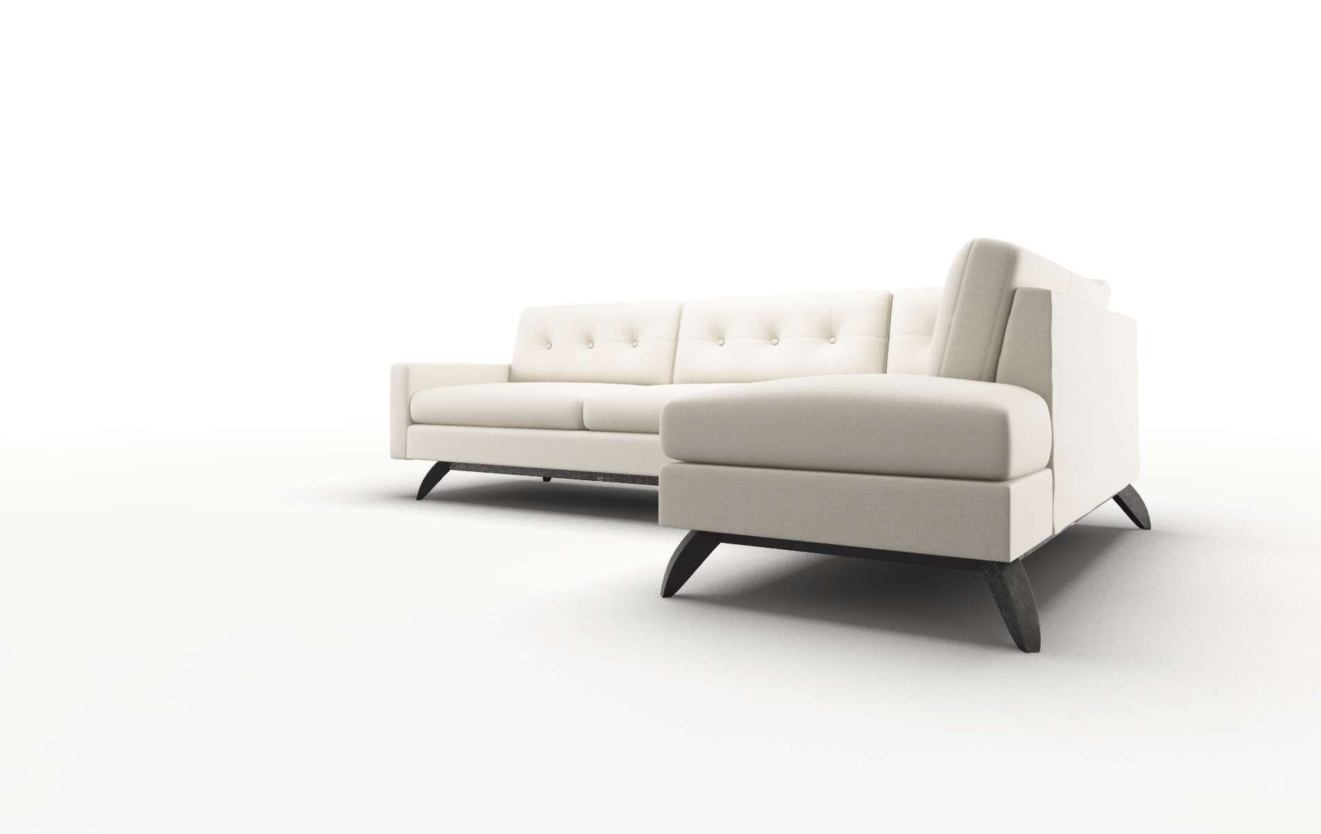 Milan Keylargo Almond Panel espresso legs 4