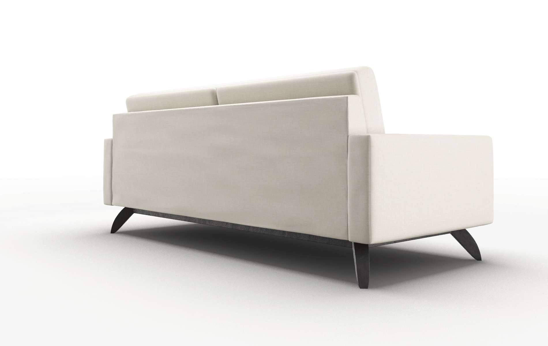 Milan Keylargo Almond Sofa espresso legs 5