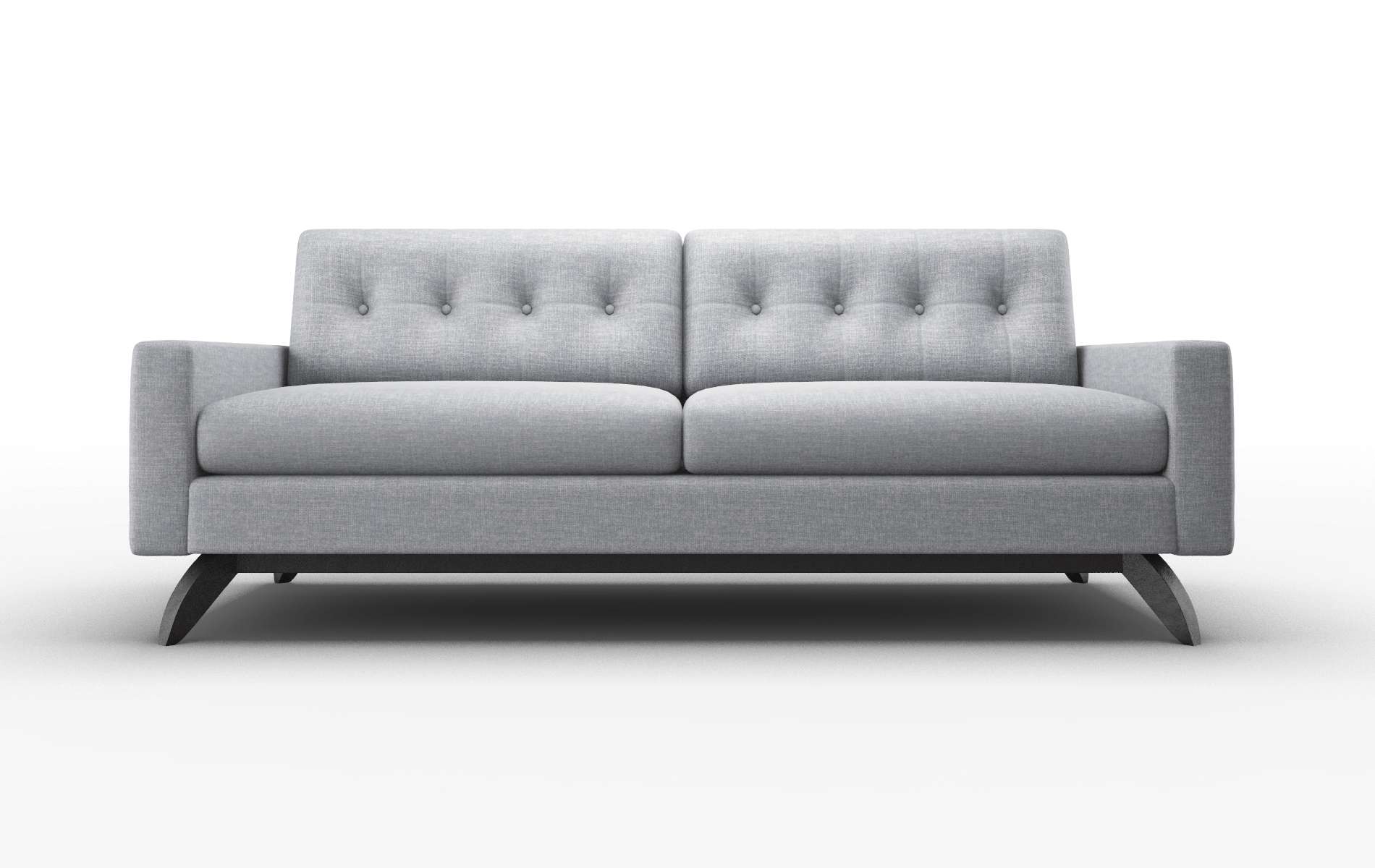 Milan Keylargo Ash Sofa espresso legs 1