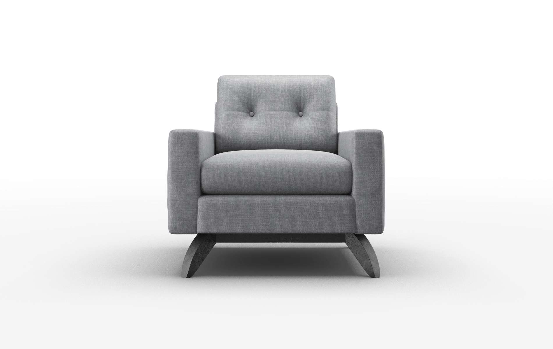 Milan Keylargo Graphite Chair espresso legs 1