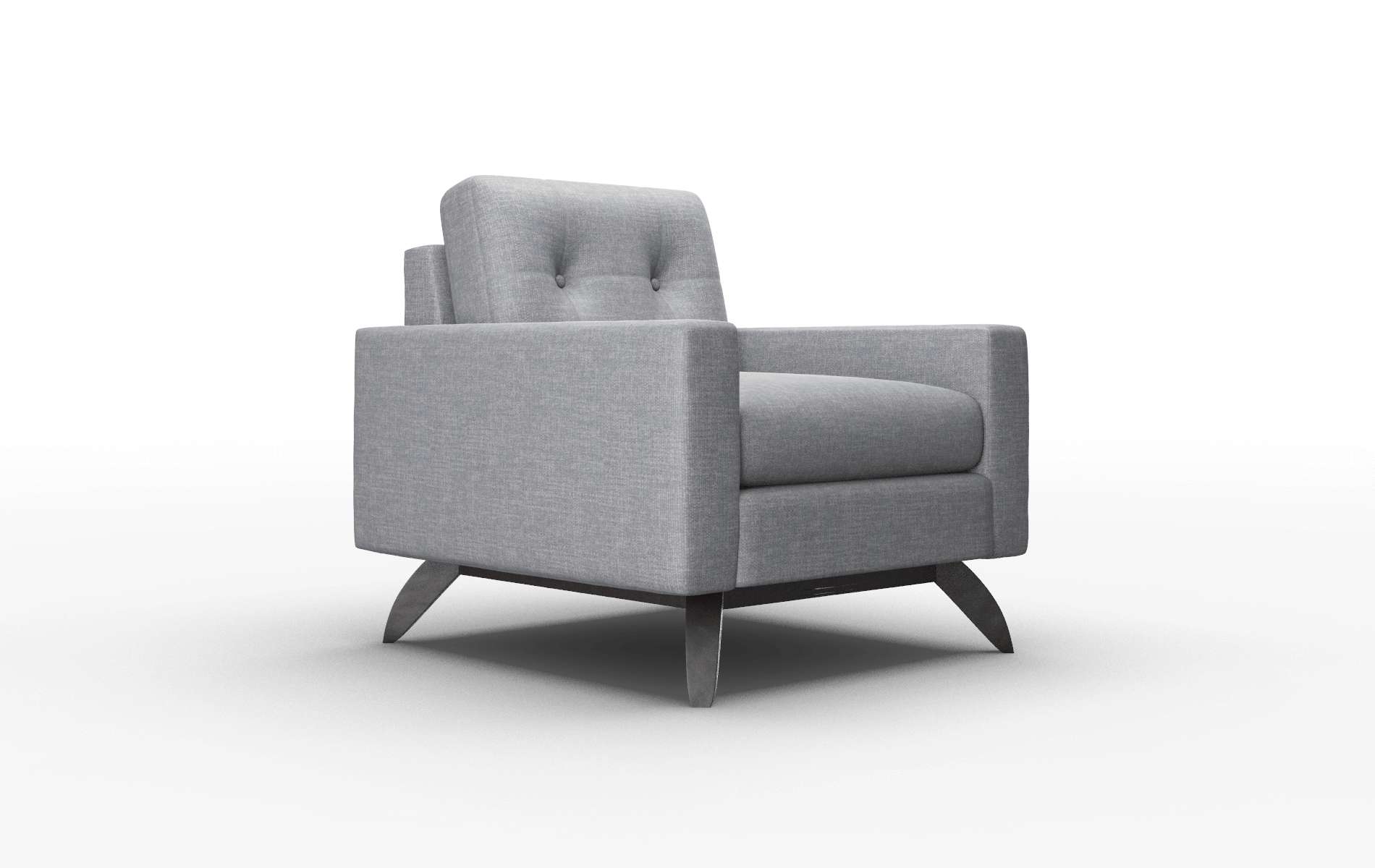Milan Keylargo Graphite Chair espresso legs 2