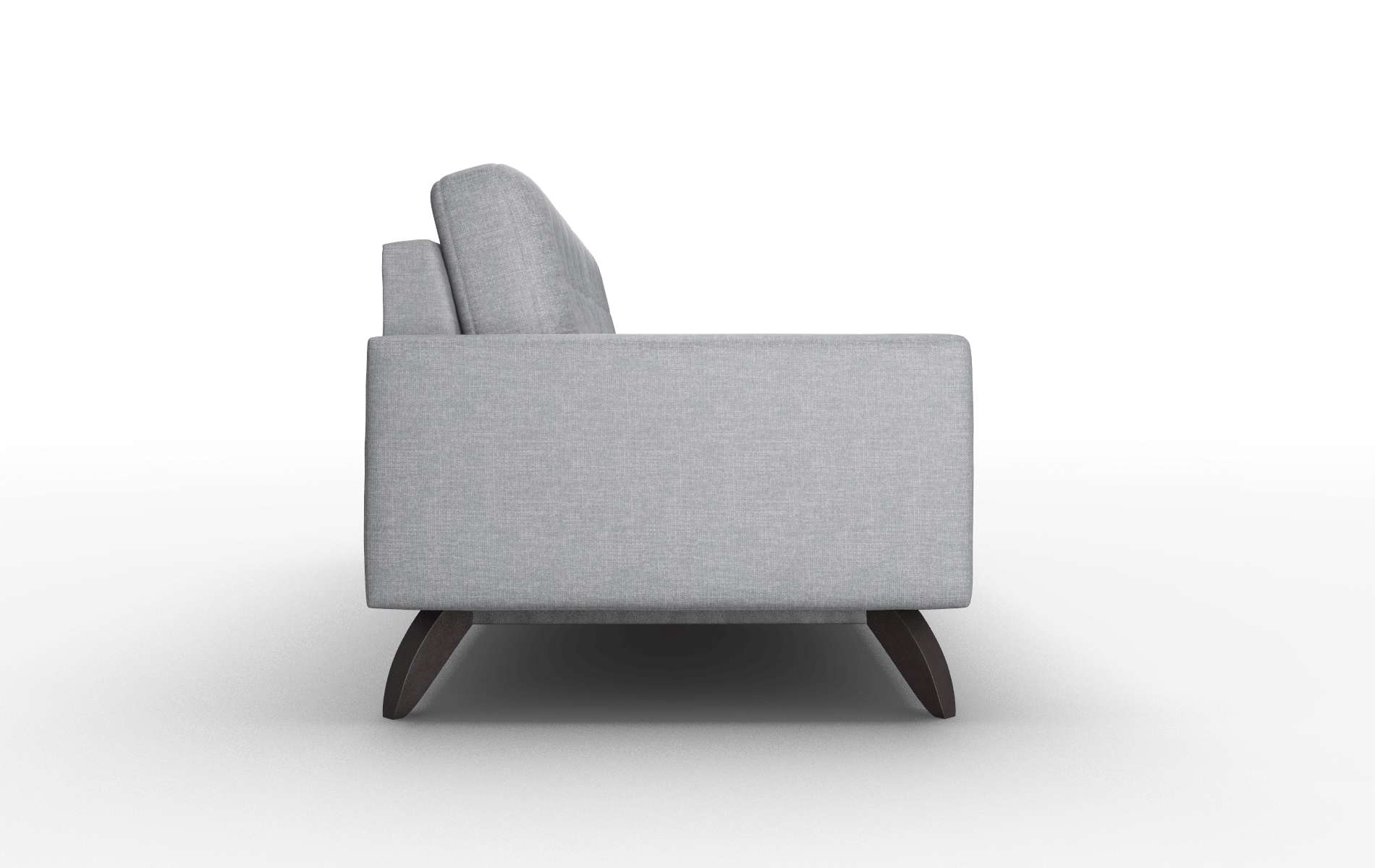 Milan Keylargo Graphite Sofa espresso legs 3