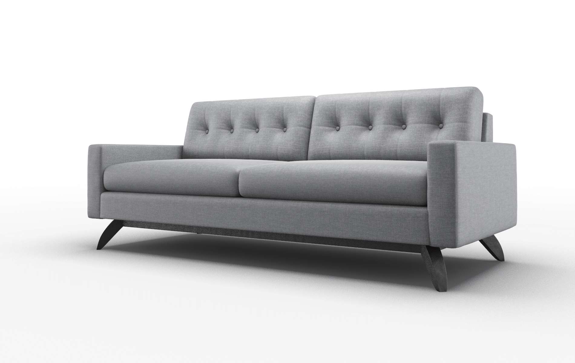Milan Keylargo Graphite Sofa espresso legs 4