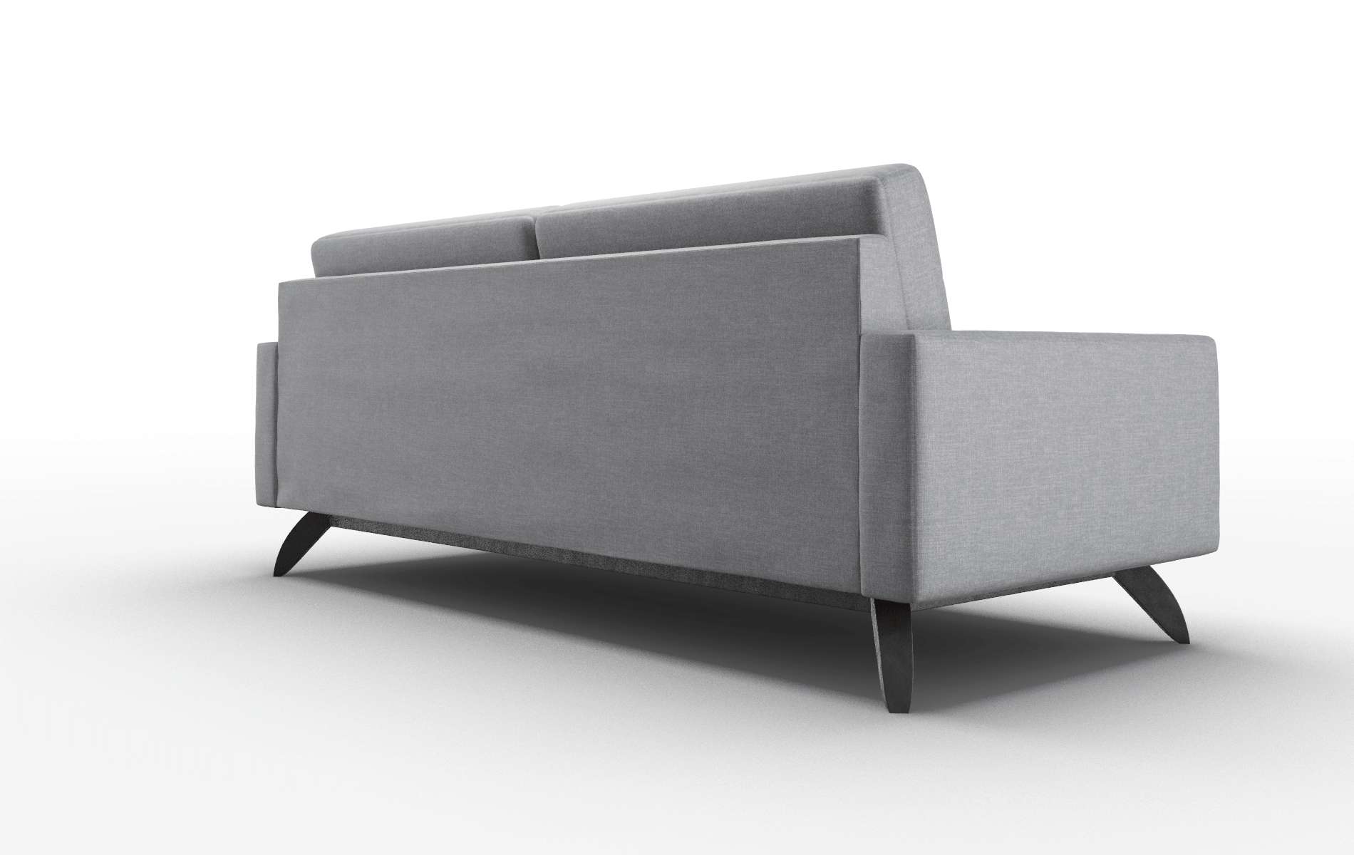 Milan Keylargo Graphite Sofa espresso legs 5