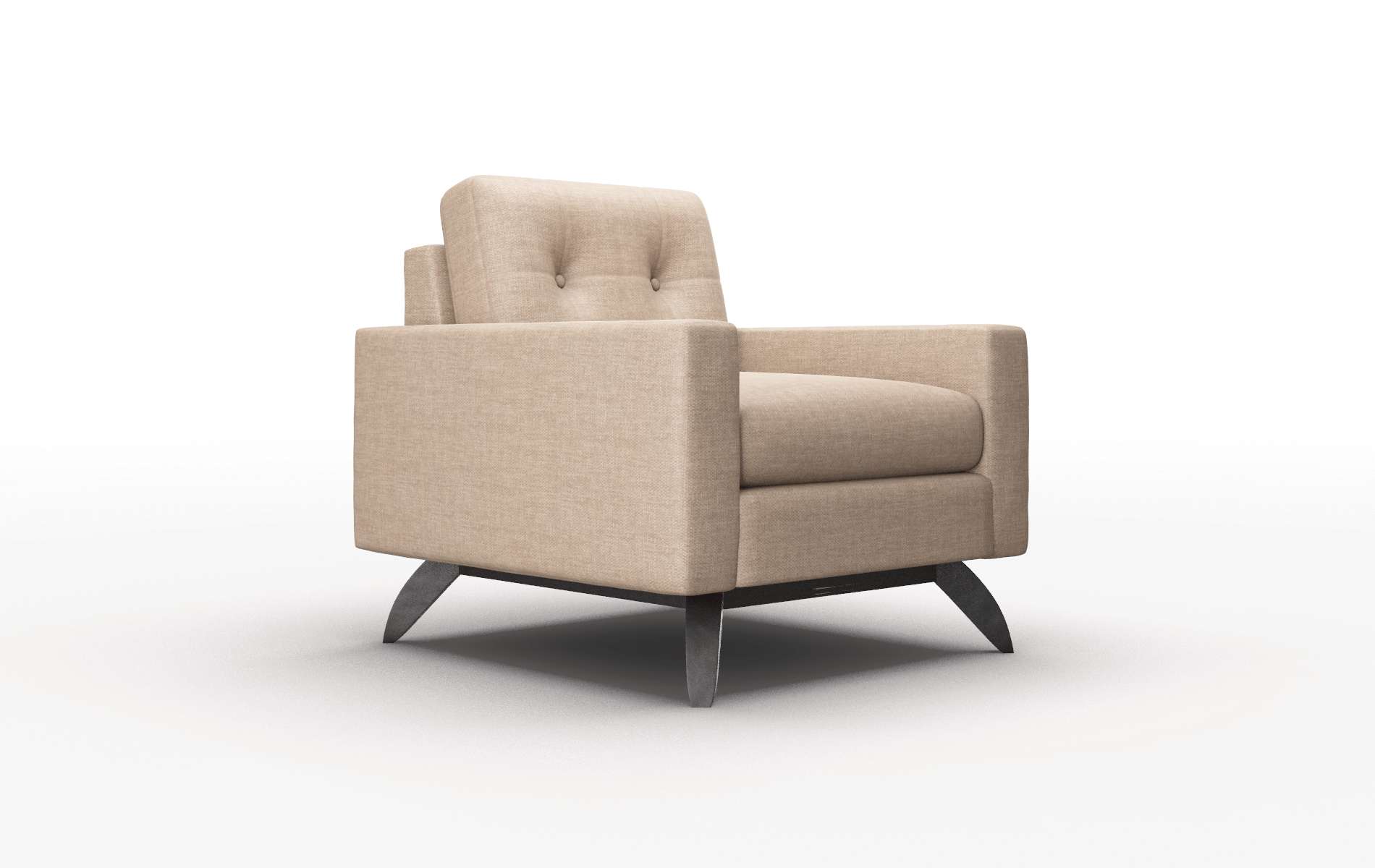 Milan Keylargo Mink Chair espresso legs 2