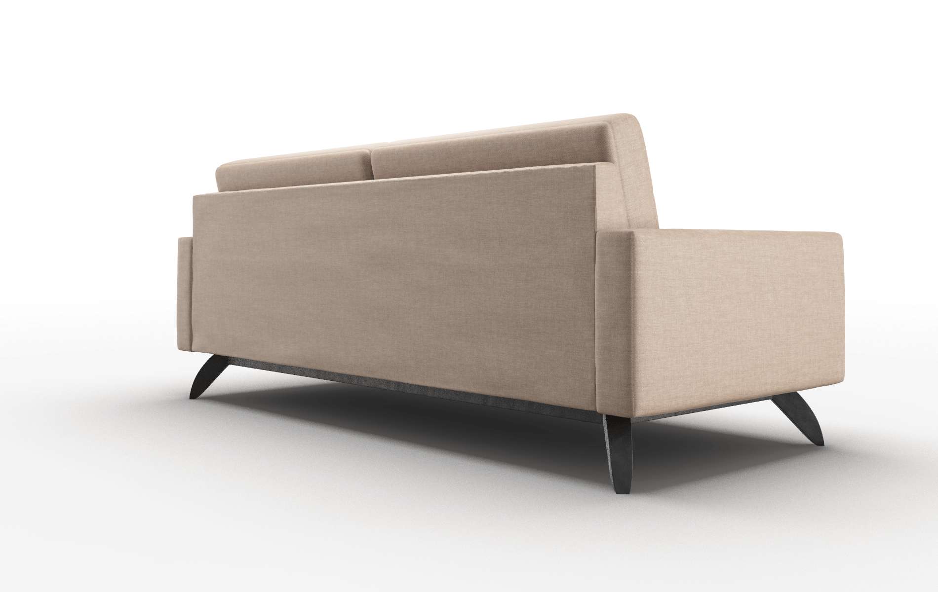 Milan Keylargo Mink Sofa espresso legs 5