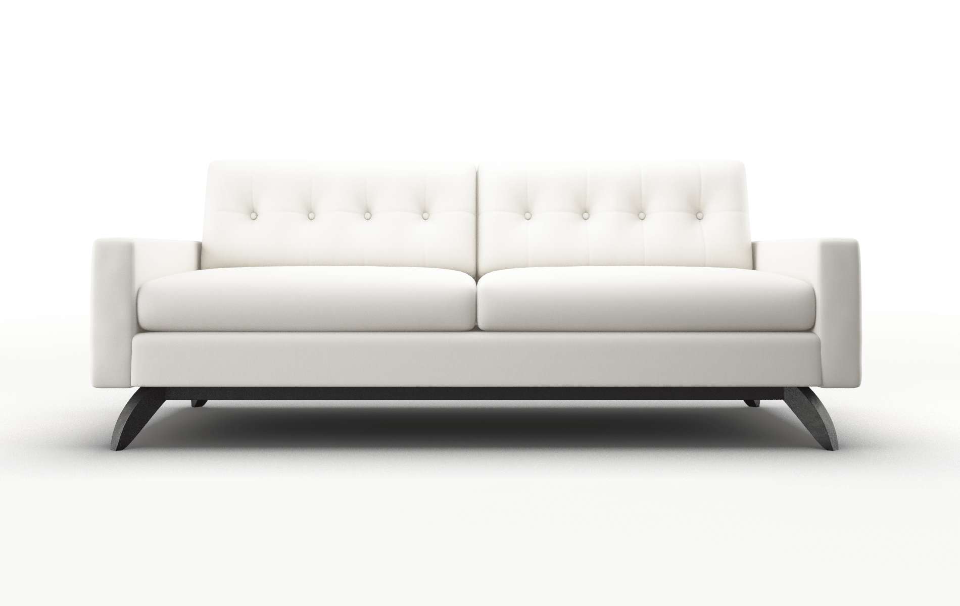 Milan Keylargo Oatmeal Sofa espresso legs