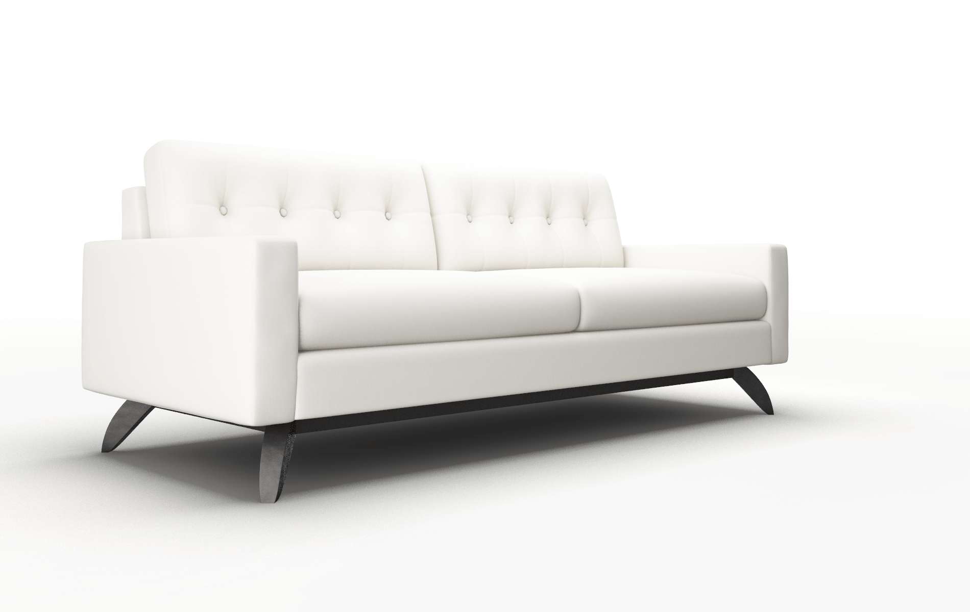 Milan Keylargo Oatmeal Sofa espresso legs 2