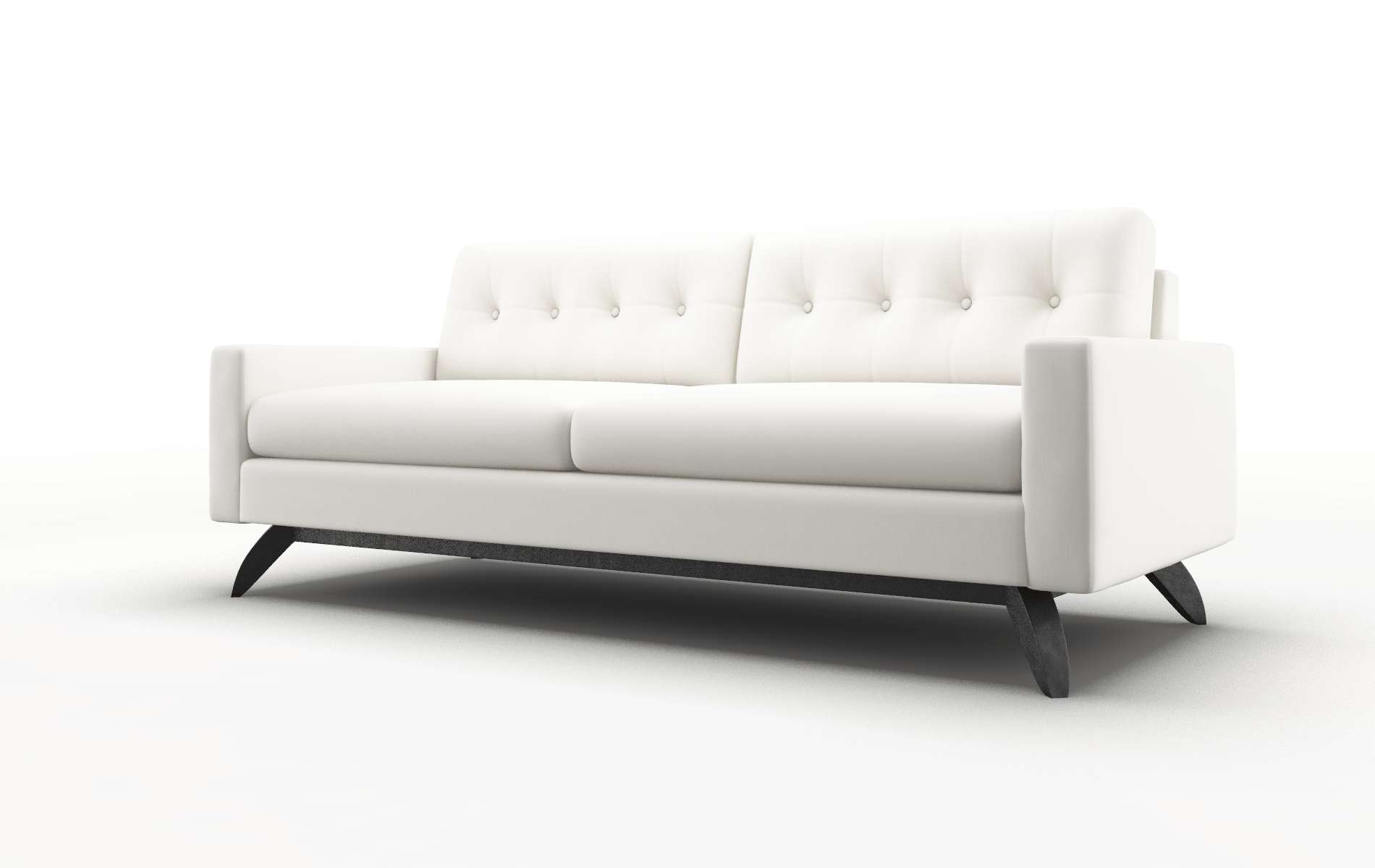 Milan Keylargo Oatmeal Sofa espresso legs 4