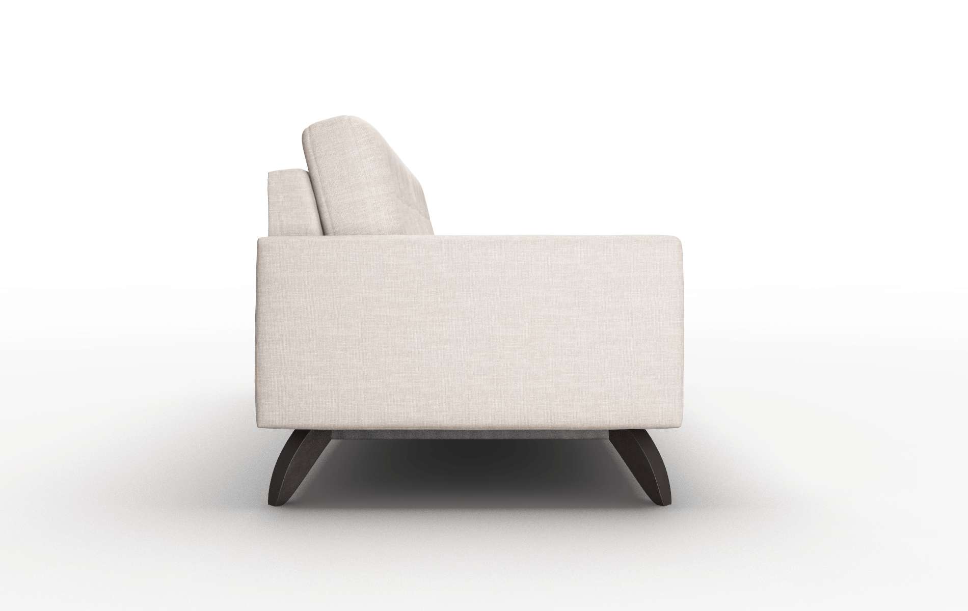 Milan Keylargo Pumice Sofa espresso legs 3