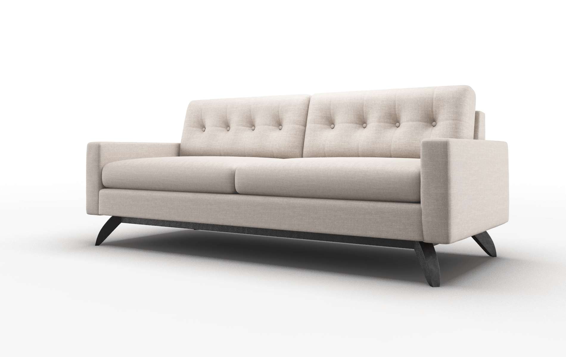Milan Keylargo Pumice Sofa espresso legs 4