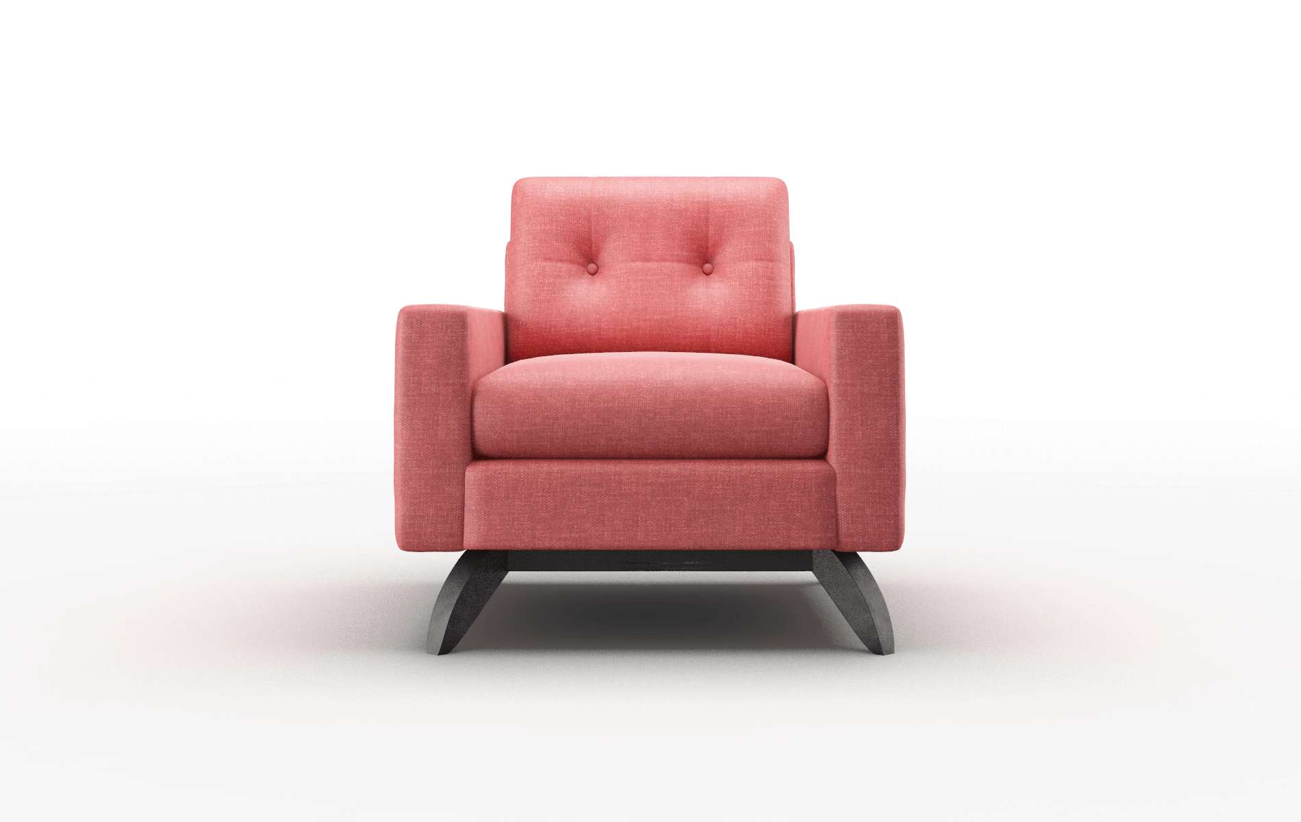 Milan Keylargo ruby Chair Espresso Legs  1