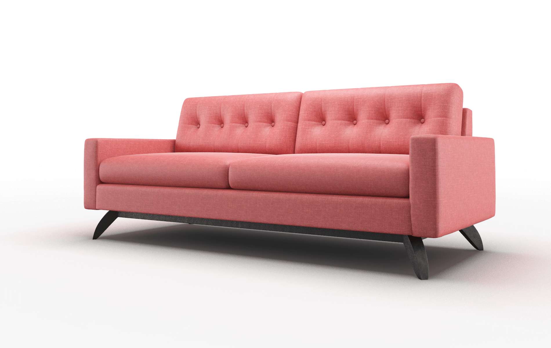 Milan Keylargo Ruby Sofa espresso legs 4