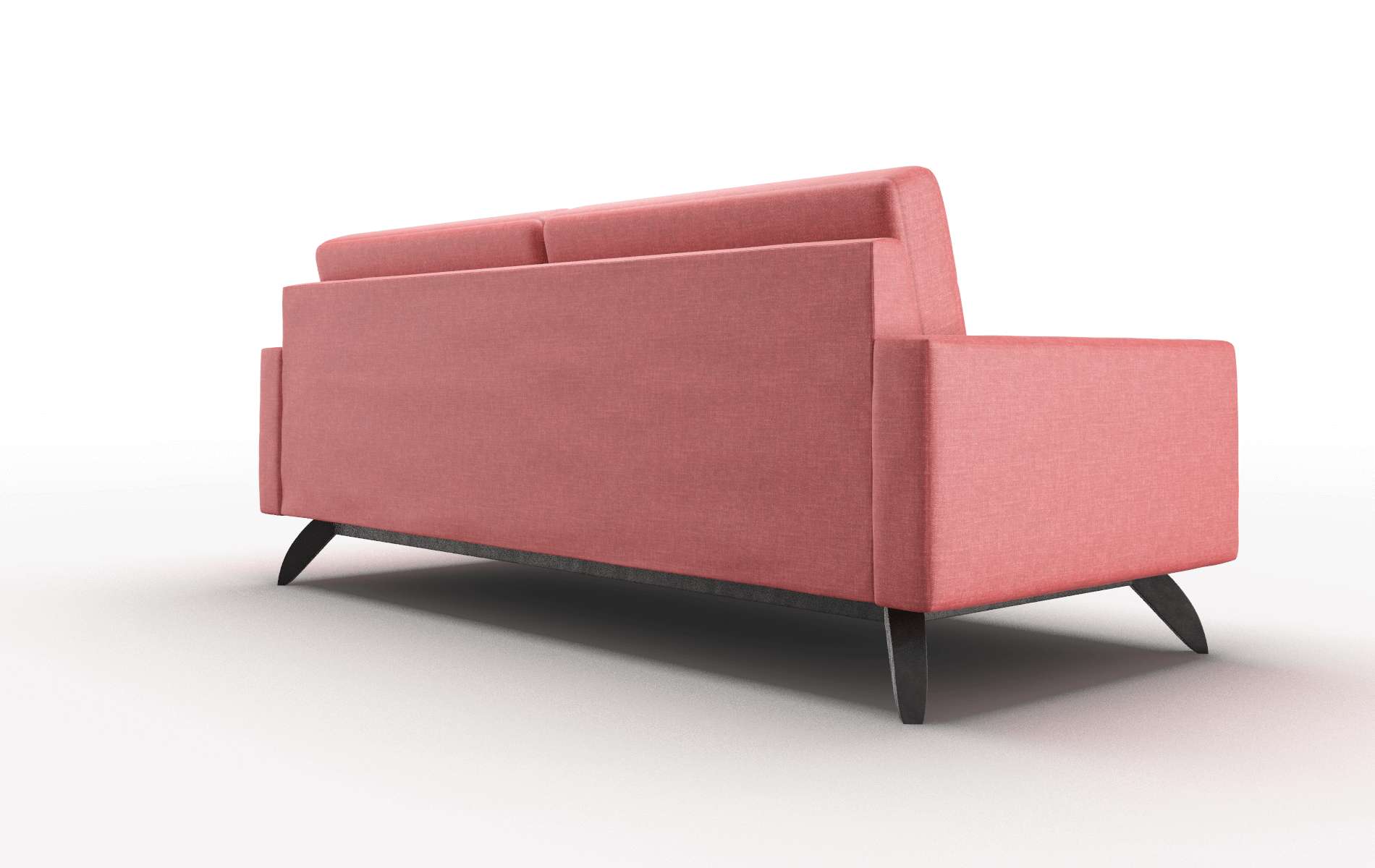Milan Keylargo Ruby Sofa espresso legs 5