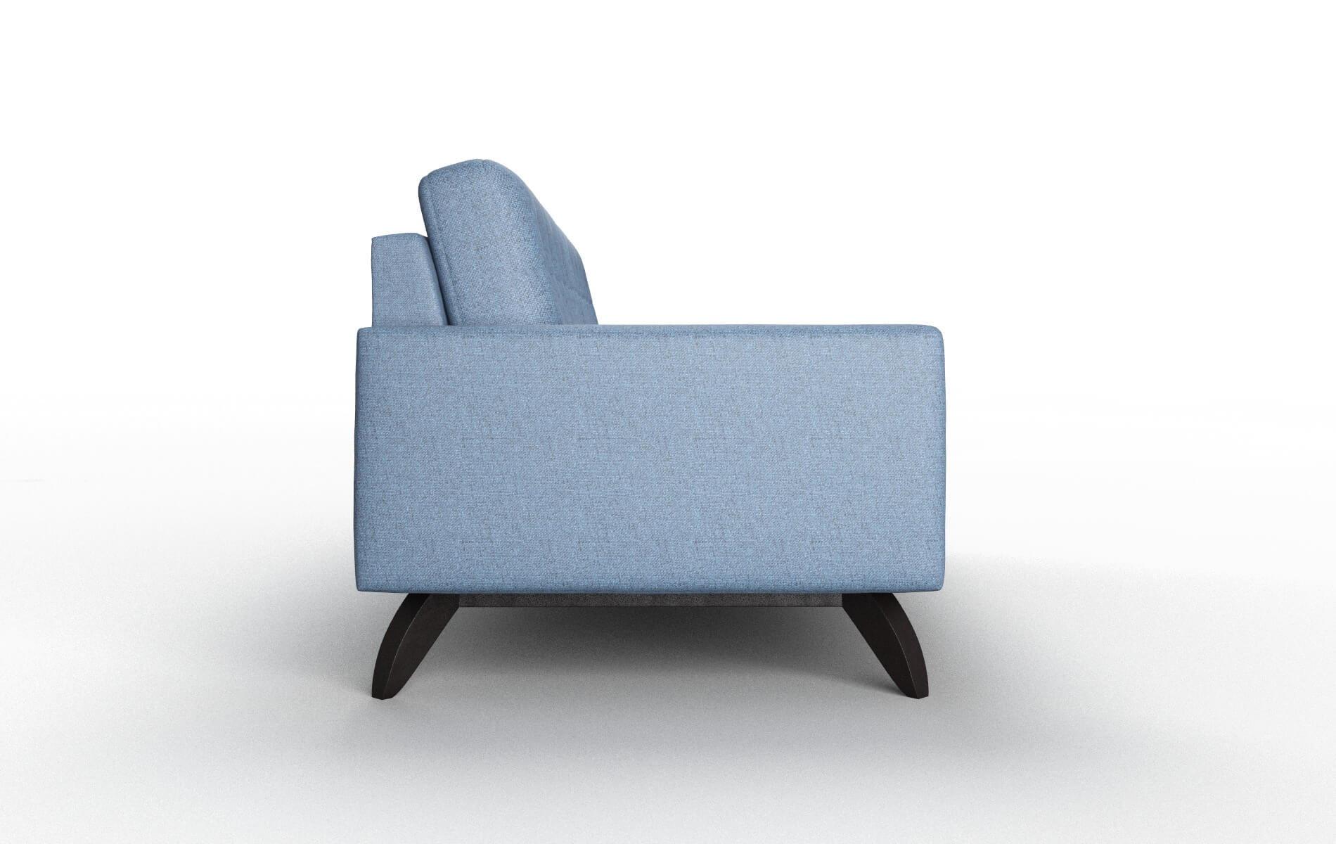 Milan Leslie Indigo Sofa espresso legs 3